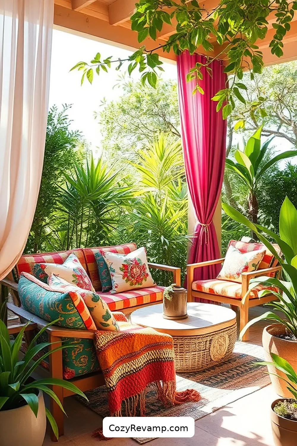 How to Create a Mid-Century Modern Outdoor Patio With Upcycled Fabric 2 Selecting the Right Upcycled Fabrics for How to Create a Mid-Century Modern Outdoor Patio With Upcycled Fabric
