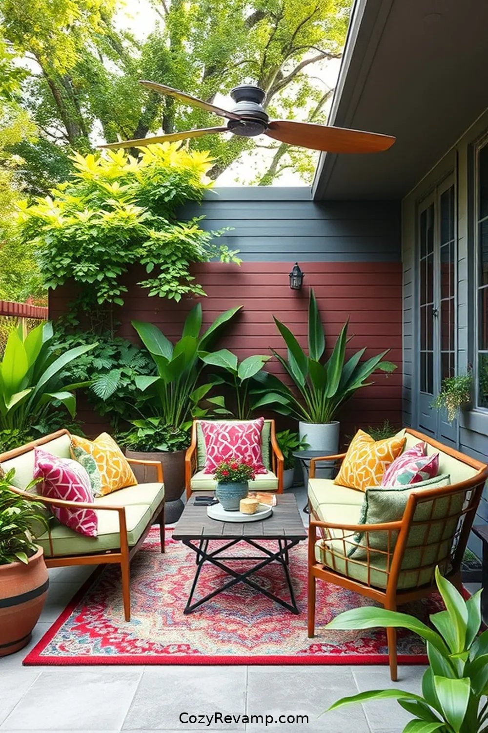 How to Create a Mid-Century Modern Outdoor Patio With Upcycled Fabric 9 Tips for Maintaining Your Upcycled Patio Décor for How to Create a Mid-Century Modern Outdoor Patio With Upcycled Fabric