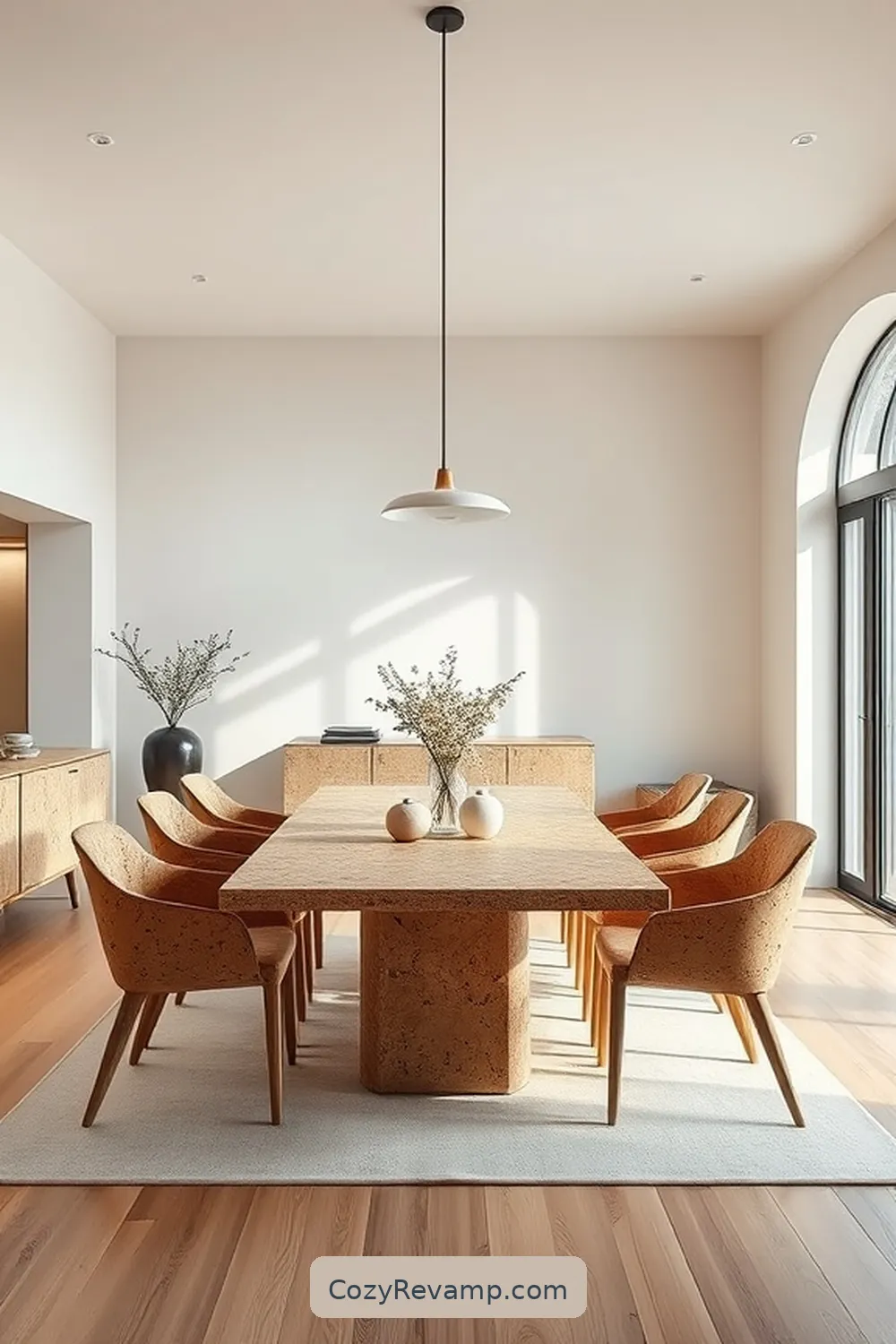 How to Create a Minimalist Dining Room With Cork Material 11 Arranging Your Furniture for an Open Feel for How to Create a Minimalist Dining Room With Cork Material