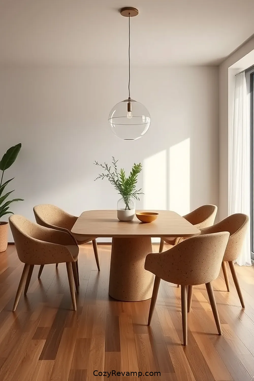 How to Create a Minimalist Dining Room With Cork Material 3 The Benefits of Using Cork Material for How to Create a Minimalist Dining Room With Cork Material
