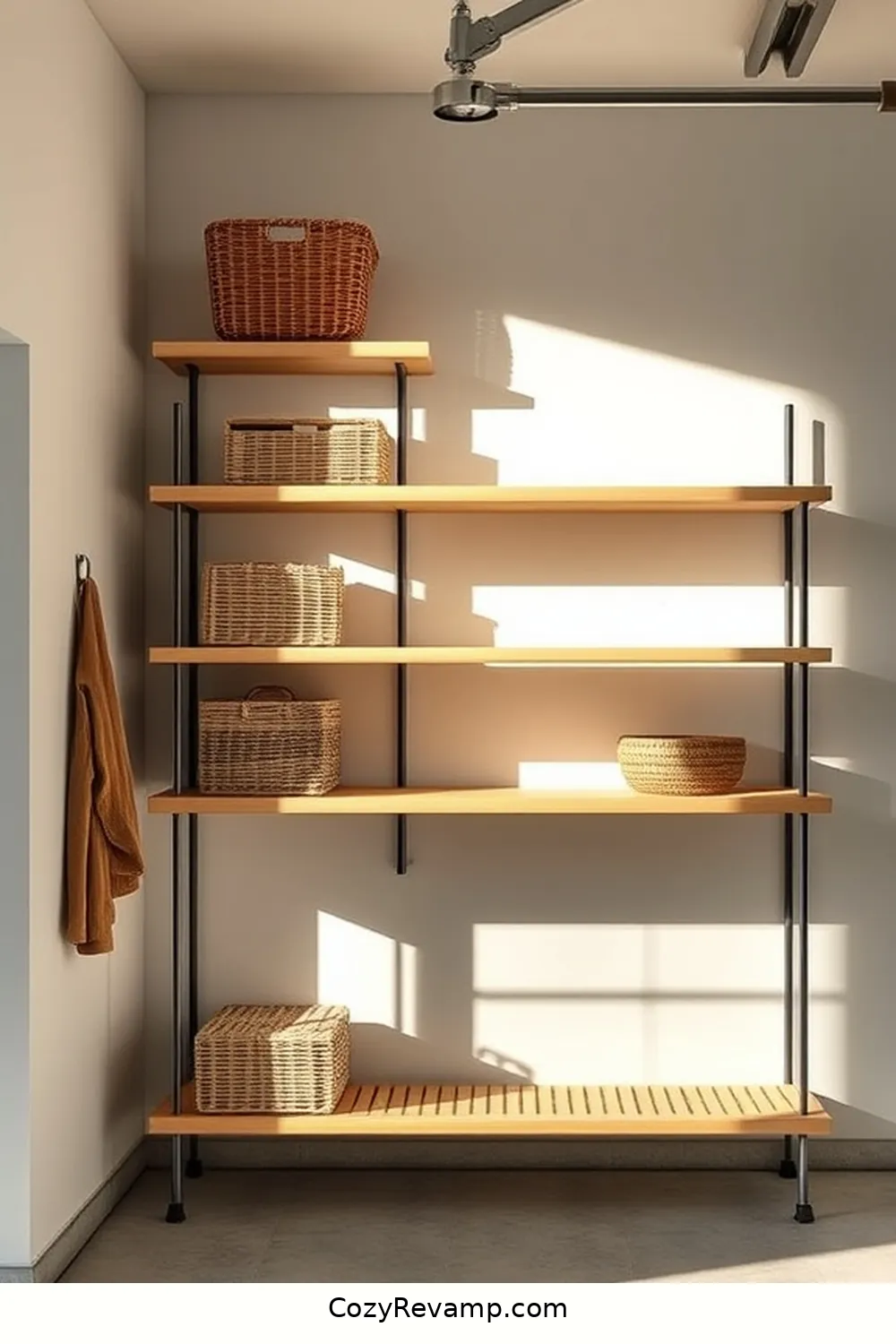 How to Create a Minimalist Garage With Natural Fibers Material 5 Bamboo Shelving: Stylish and Sustainable for How to Create a Minimalist Garage With Natural Fibers Material