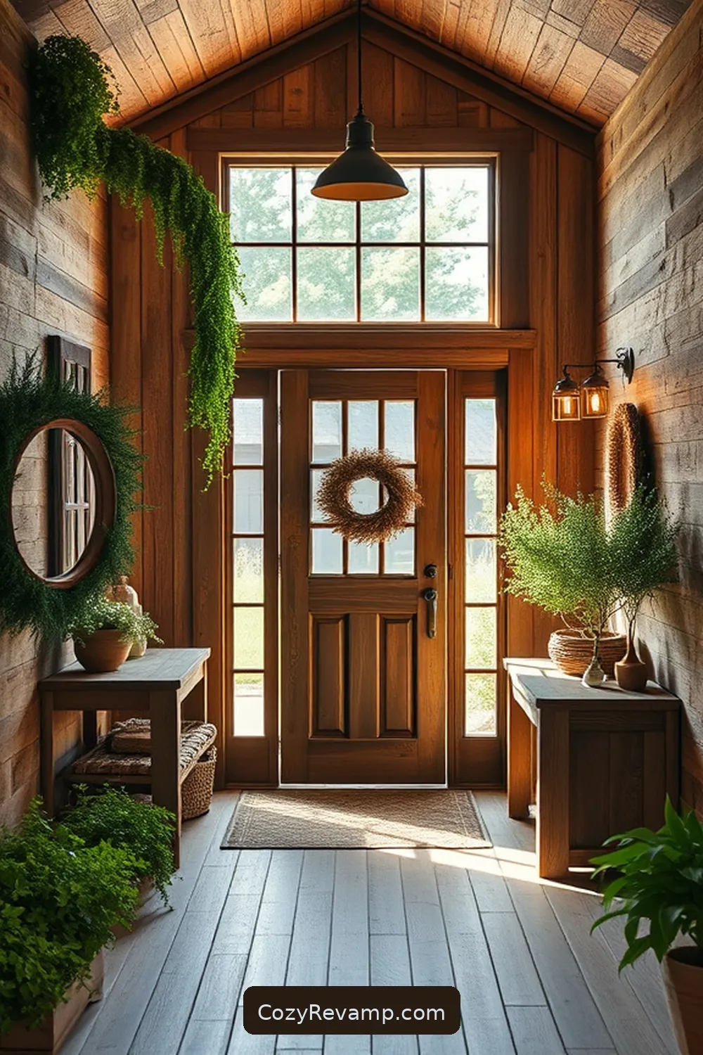 Benefits of Using Recycled Wood for How to Create a Modern Farmhouse Entryway With Recycled Wood Material