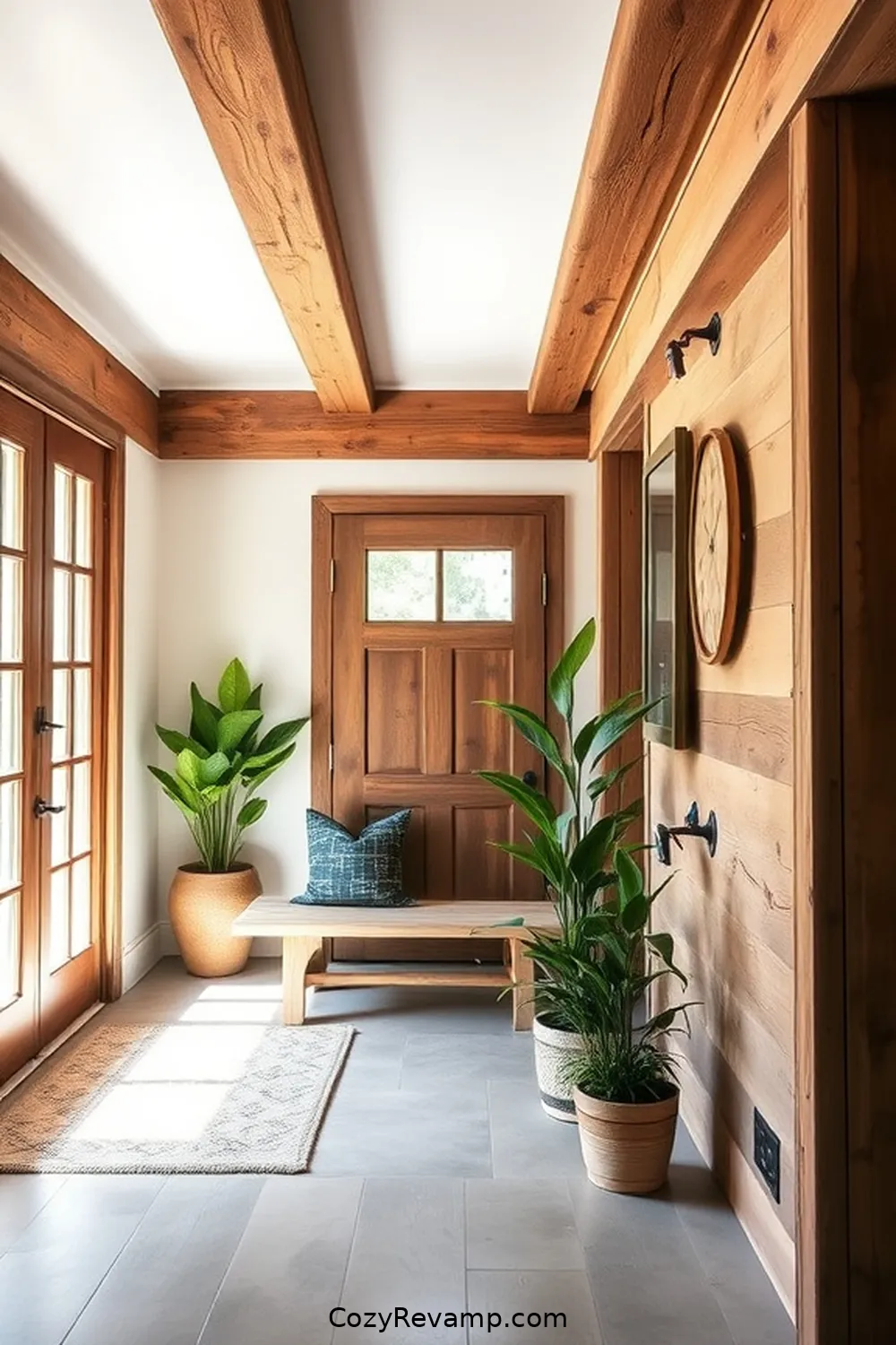 Designing Your Entryway Layout for How to Create a Modern Farmhouse Entryway With Recycled Wood Material
