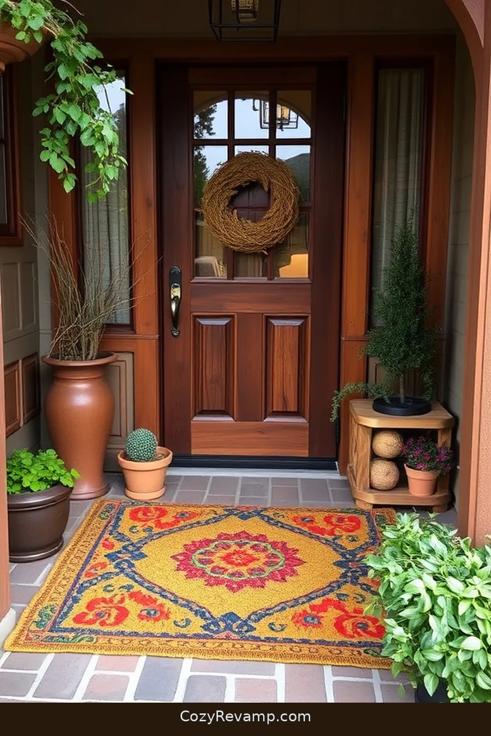 How to Create a Rustic Entryway With Upcycled Fabric Materials 4 Creating a Cozy Fabric Door Mat for How to Create a Rustic Entryway With Upcycled Fabric Materials