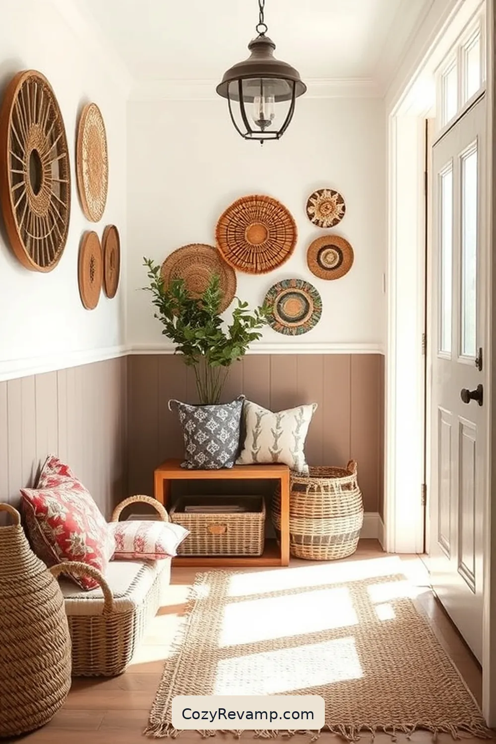 How to Create a Rustic Entryway With Upcycled Fabric Materials 9 Incorporating Textiles Into Your Entryway Decor for How to Create a Rustic Entryway With Upcycled Fabric Materials