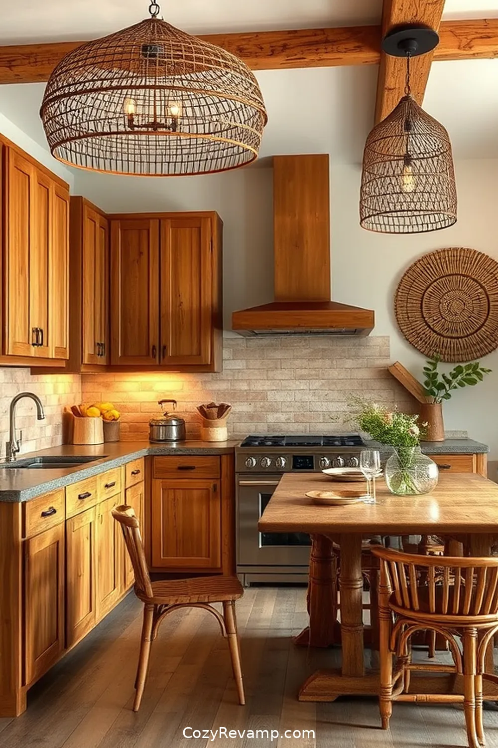 Bamboo Decor Elements to Enhance Aesthetics for How to Create a Rustic Kitchen With Bamboo Material