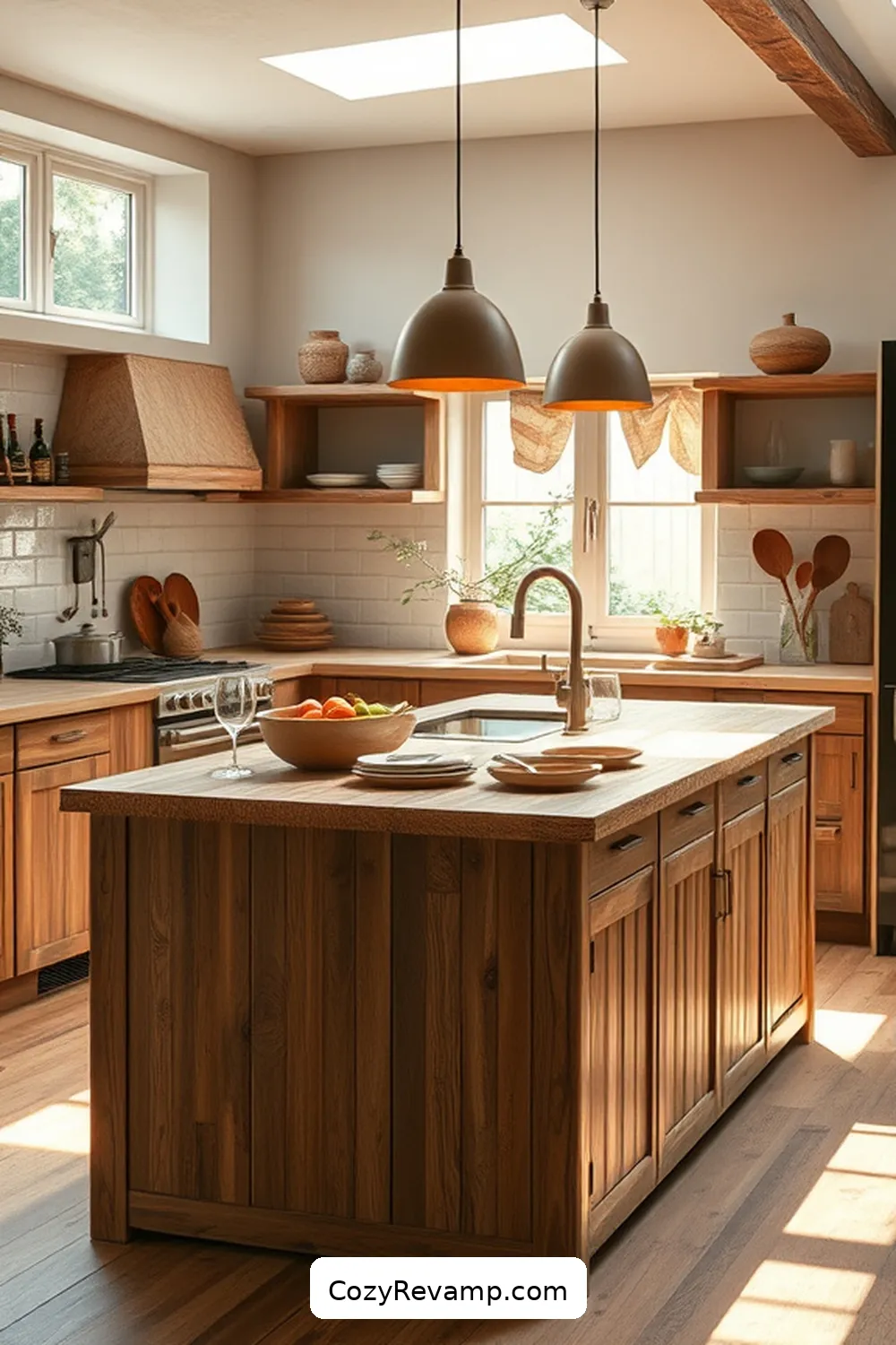 Creating a Bamboo Island: Functional and Stylish for How to Create a Rustic Kitchen With Bamboo Material