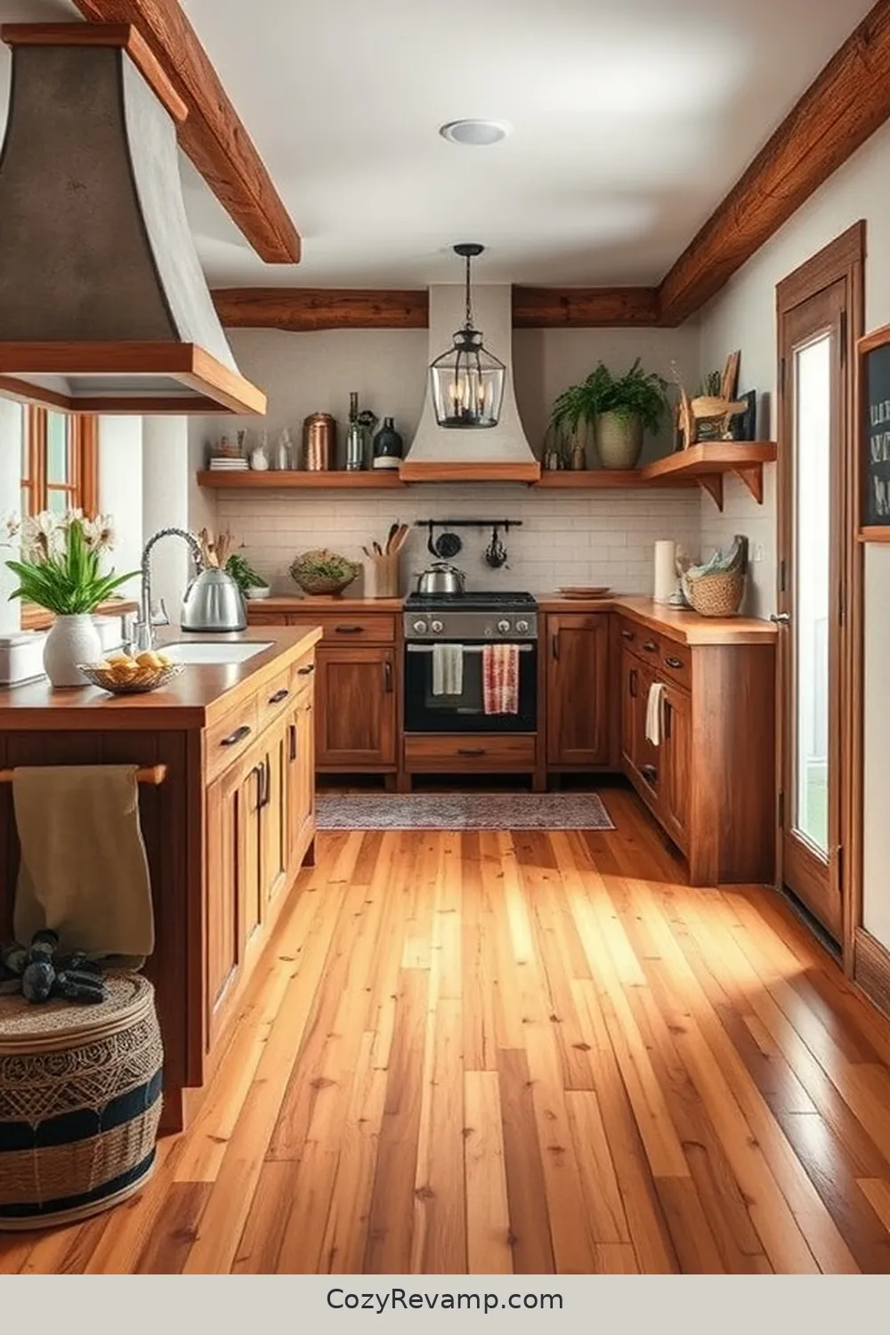 Flooring Choices: Bamboo vs. Traditional Materials for How to Create a Rustic Kitchen With Bamboo Material