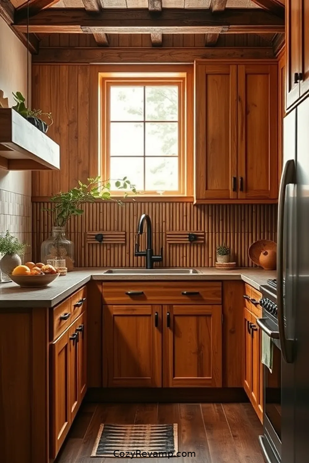 Integrating Bamboo Backsplashes for How to Create a Rustic Kitchen With Bamboo Material