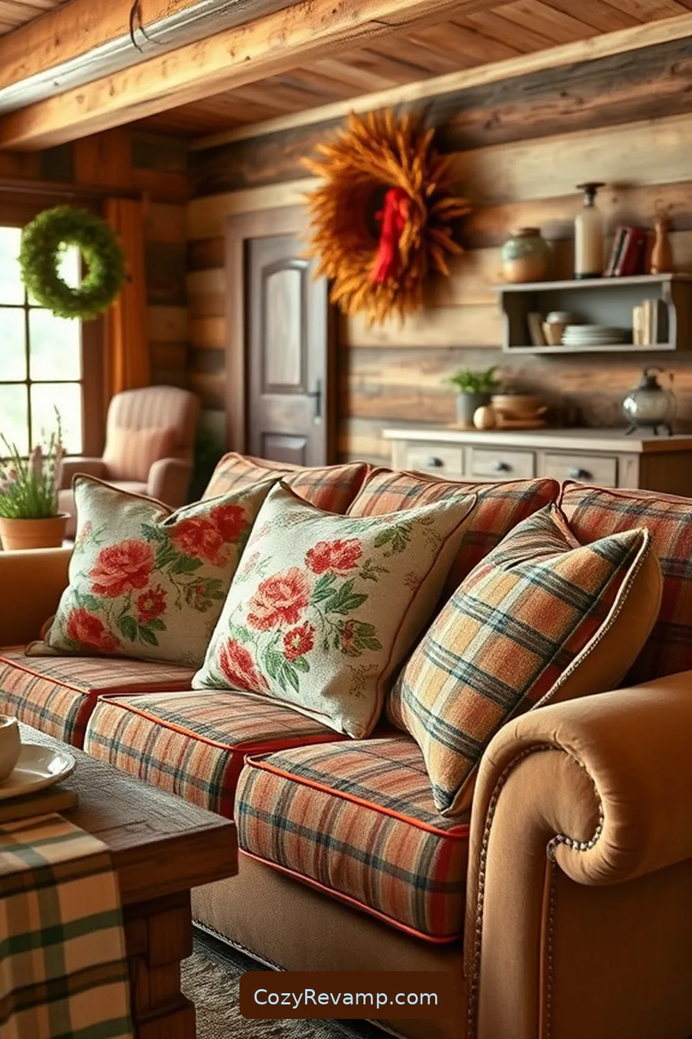 How to Create a Rustic Living Room With Upcycled Fabric Materials 8 Crafting Throw Pillows From Vintage Fabrics for How to Create a Rustic Living Room With Upcycled Fabric Materials