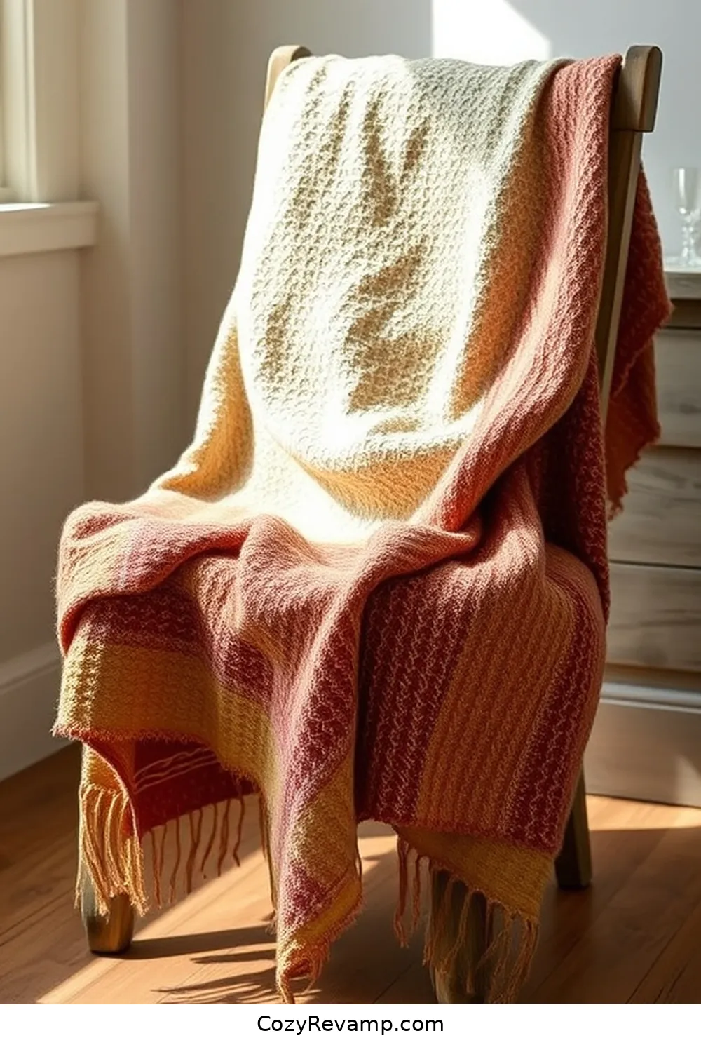 How to Create a Rustic Living Room With Upcycled Fabric Materials 9 Designing a Cozy Fabric Throw for How to Create a Rustic Living Room With Upcycled Fabric Materials
