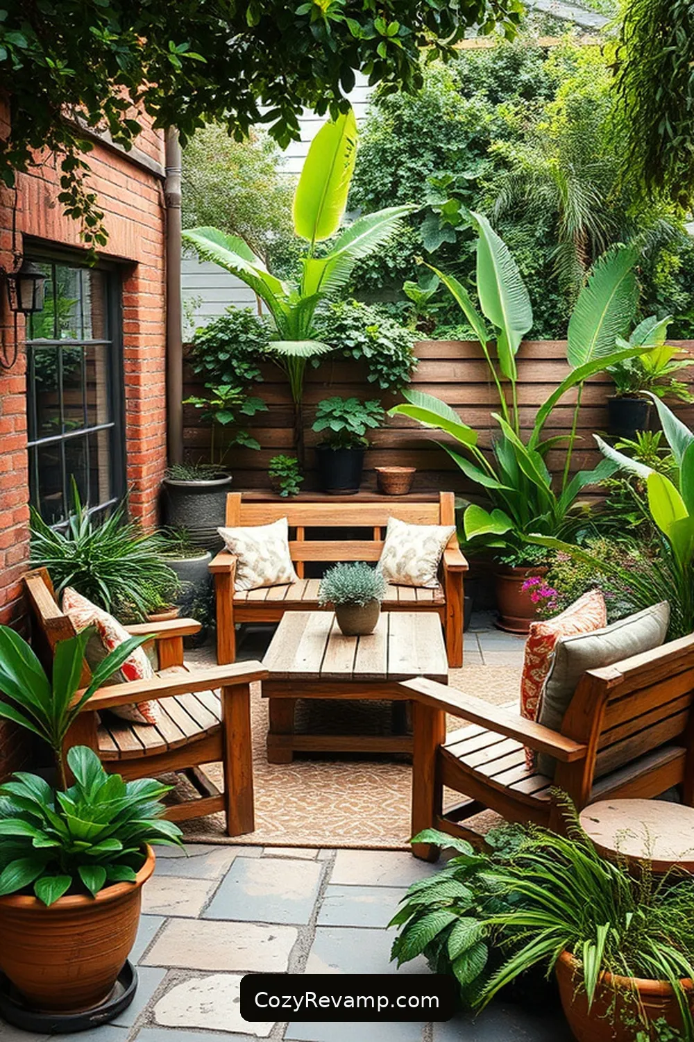 Incorporating Greenery and Natural Elements for How to Create a Rustic Outdoor Patio With Recycled Wood Materials