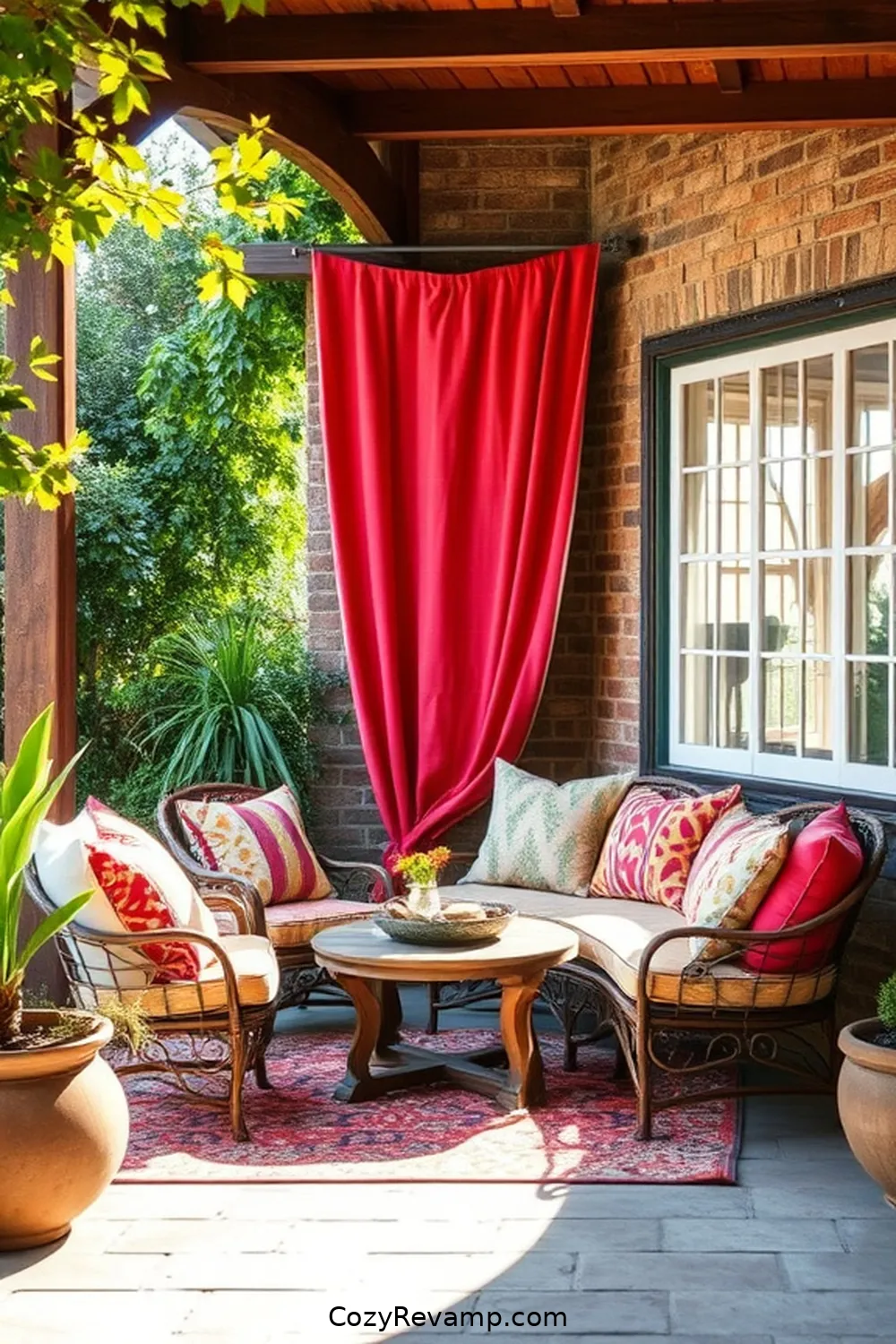Tips for Maintaining Upcycled Fabric in Outdoor Settings for How to Create a Rustic Outdoor Patio With Upcycled Fabric Material