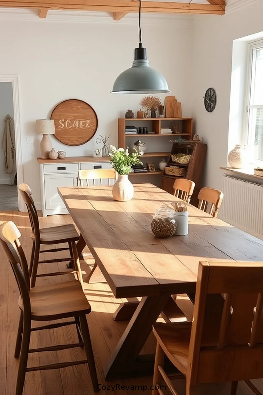 Incorporating Reclaimed Wood Chairs and Benches for How to Create a Scandinavian Dining Room With Recycled Wood Material