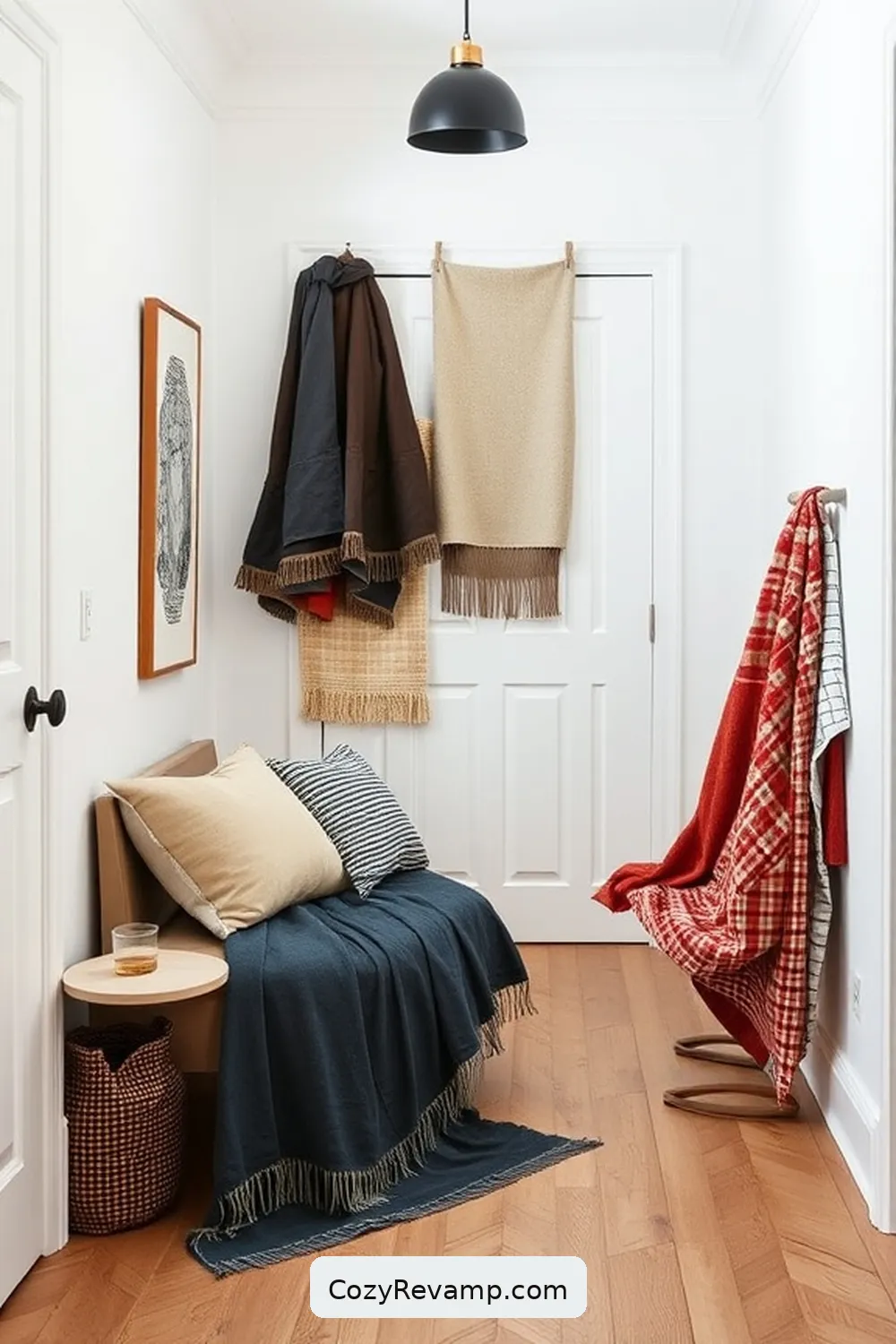 How to Create a Scandinavian Hallway With Upcycled Fabric Material 3 Choosing the Right Fabrics for Upcycling for How to Create a Scandinavian Hallway With Upcycled Fabric Material