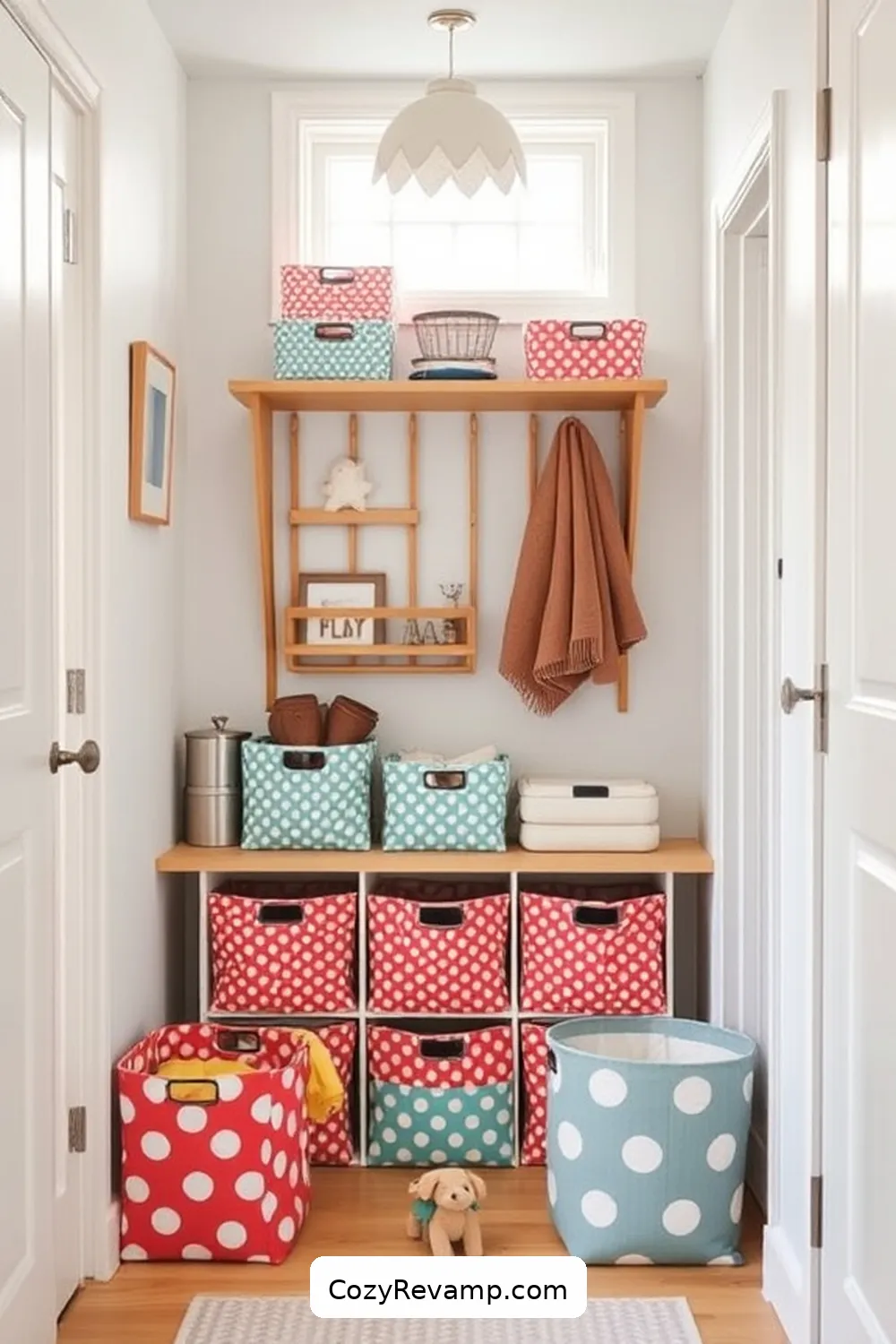 How to Create a Scandinavian Hallway With Upcycled Fabric Material 8 Crafting DIY Fabric Storage Solutions for How to Create a Scandinavian Hallway With Upcycled Fabric Material
