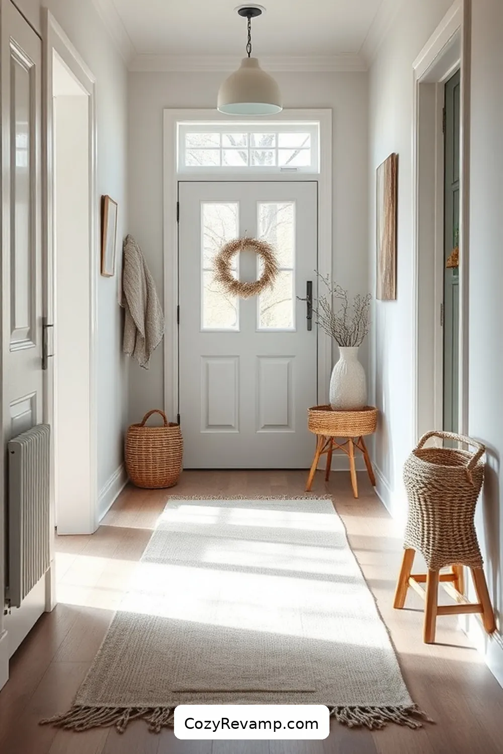 How to Create a Scandinavian Hallway With Upcycled Fabric Material 6 Designing a Cozy Fabric Runner for How to Create a Scandinavian Hallway With Upcycled Fabric Material