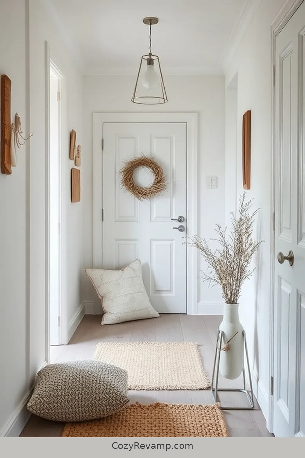 How to Create a Scandinavian Hallway With Upcycled Fabric Material 15 Final Touches: Accessories and Decor Elements for How to Create a Scandinavian Hallway With Upcycled Fabric Material
