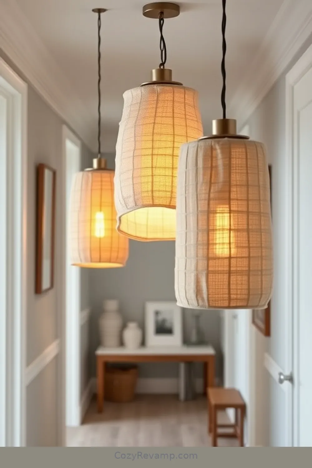 How to Create a Scandinavian Hallway With Upcycled Fabric Material 14 Incorporating Textiles Into Lighting Fixtures for How to Create a Scandinavian Hallway With Upcycled Fabric Material