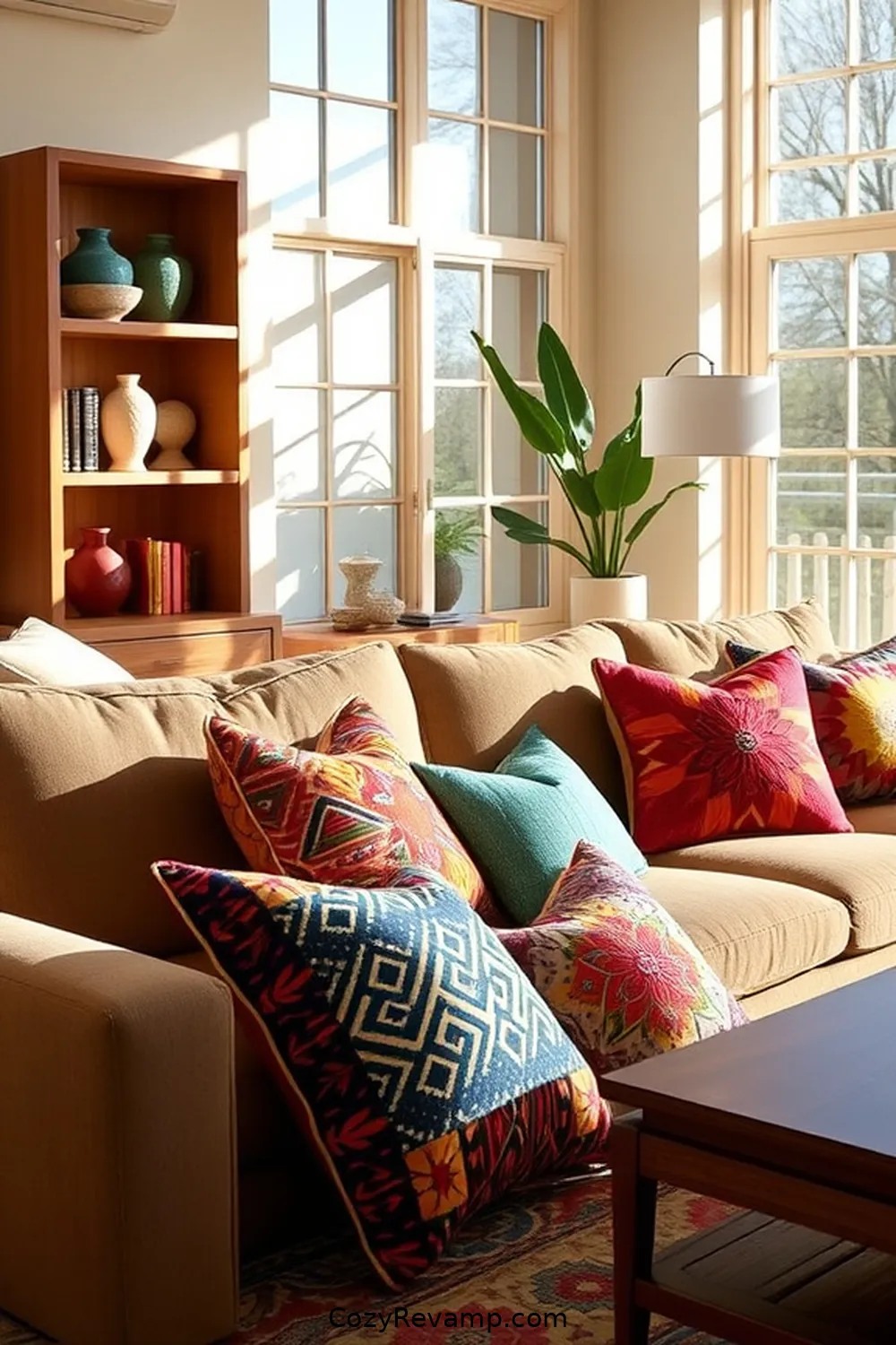 How to Design a Mid-Century Modern Living Room With Upcycled Fabric 8 Creating Throw Pillows With Upcycled Materials for How to Design a Mid-Century Modern Living Room With Upcycled Fabric