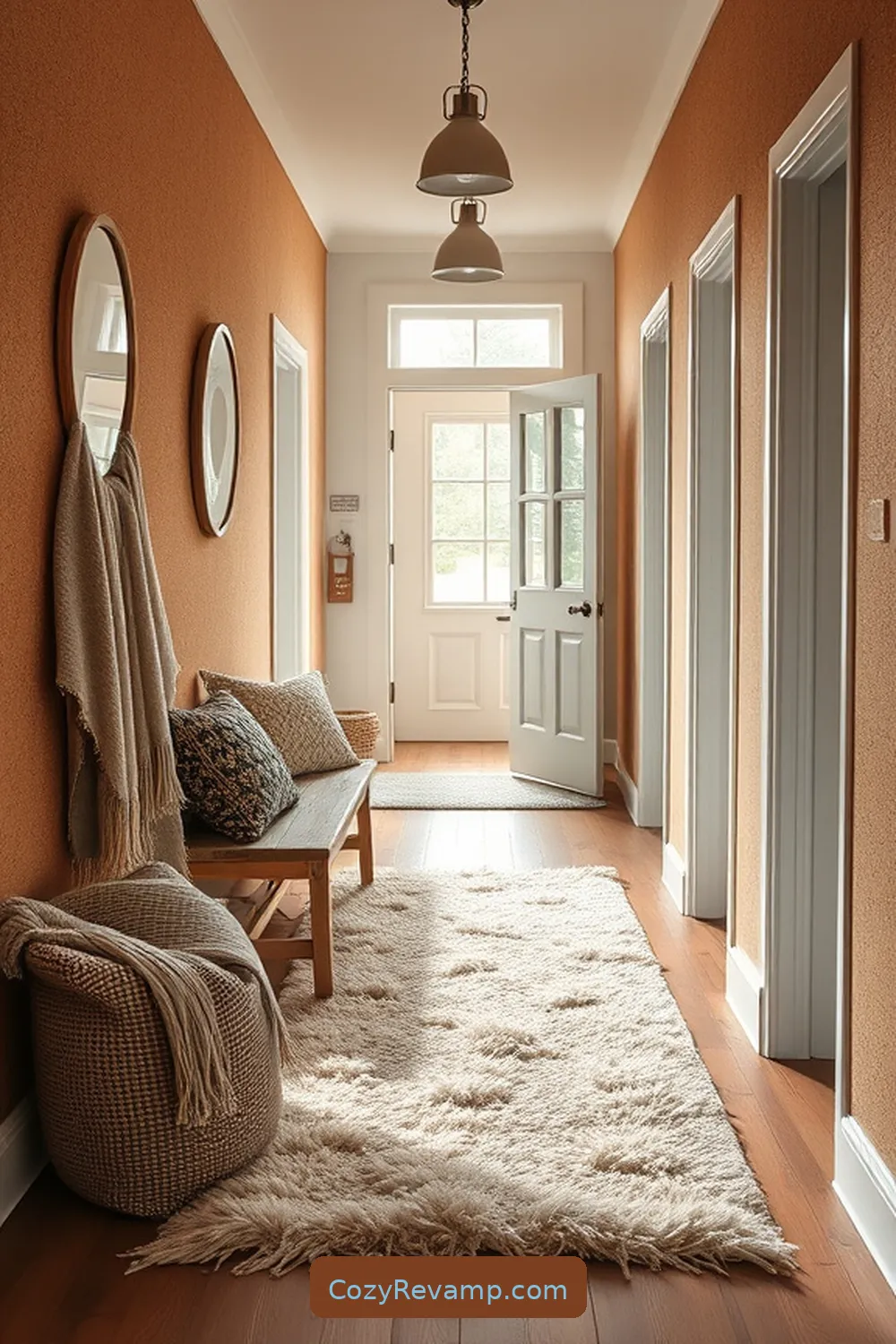 Creating a Cozy Atmosphere With Textiles for How to Design a Modern Farmhouse Hallway With Cork Material