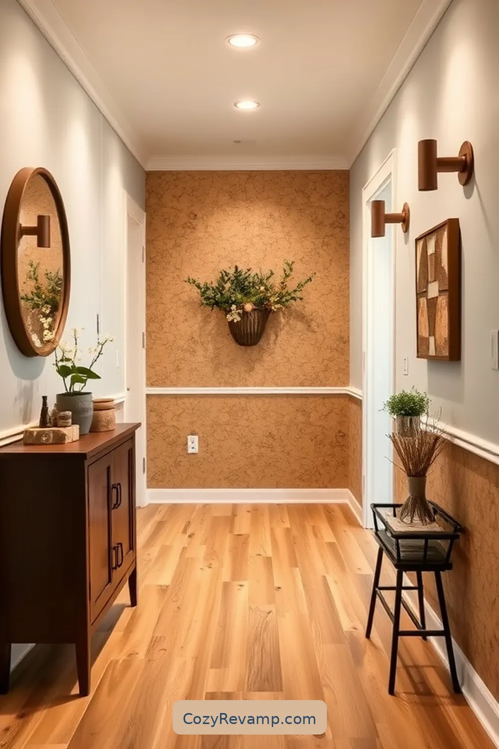 DIY Cork Projects for Personal Touches for How to Design a Modern Farmhouse Hallway With Cork Material