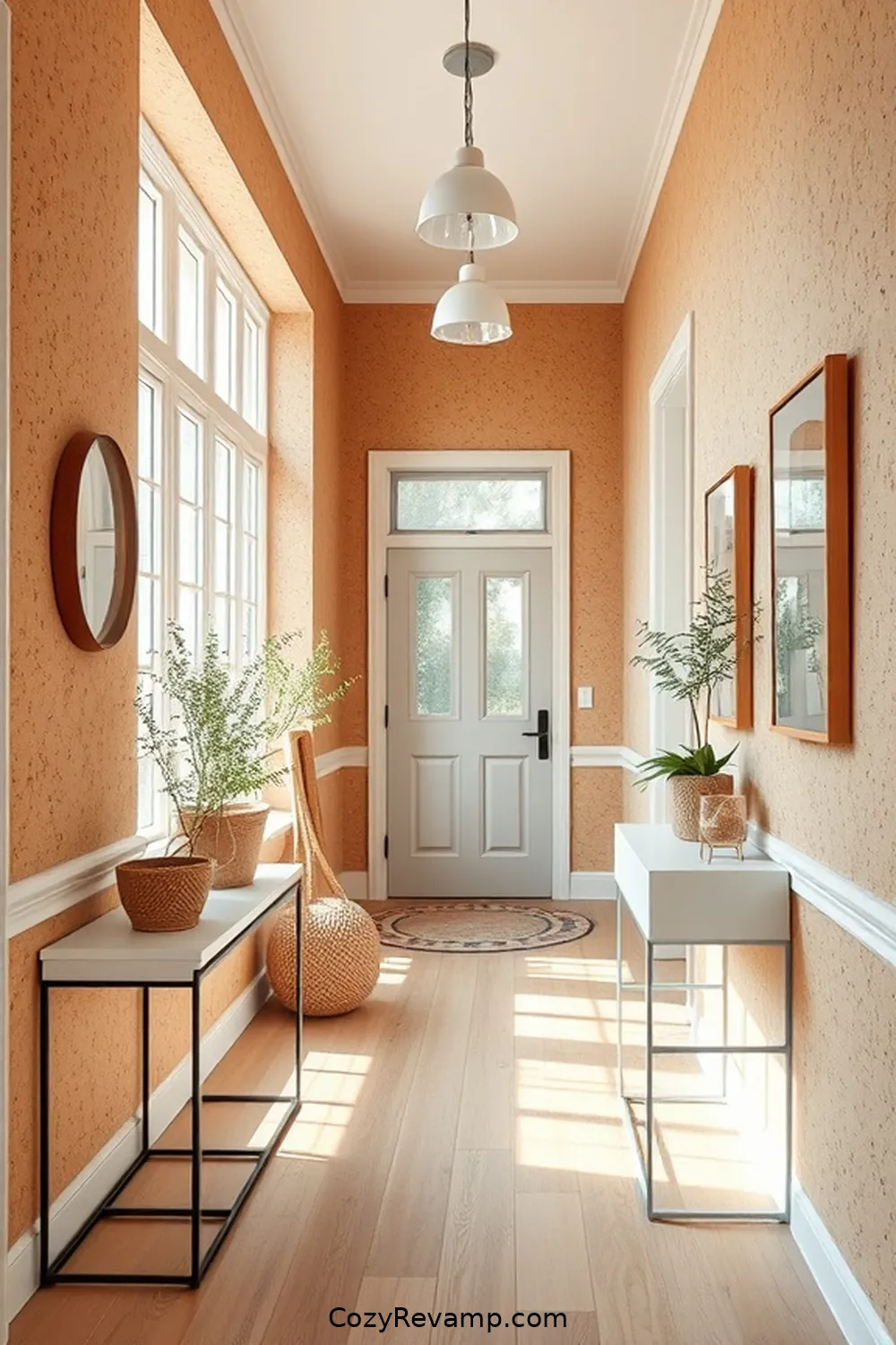 The Color Palette: Blending Cork With Farmhouse Aesthetics for How to Design a Modern Farmhouse Hallway With Cork Material