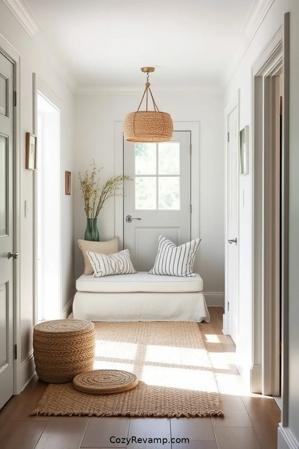 Creating a Cozy Seating Area for How to Design a Modern Farmhouse Hallway With Organic Cotton Materials