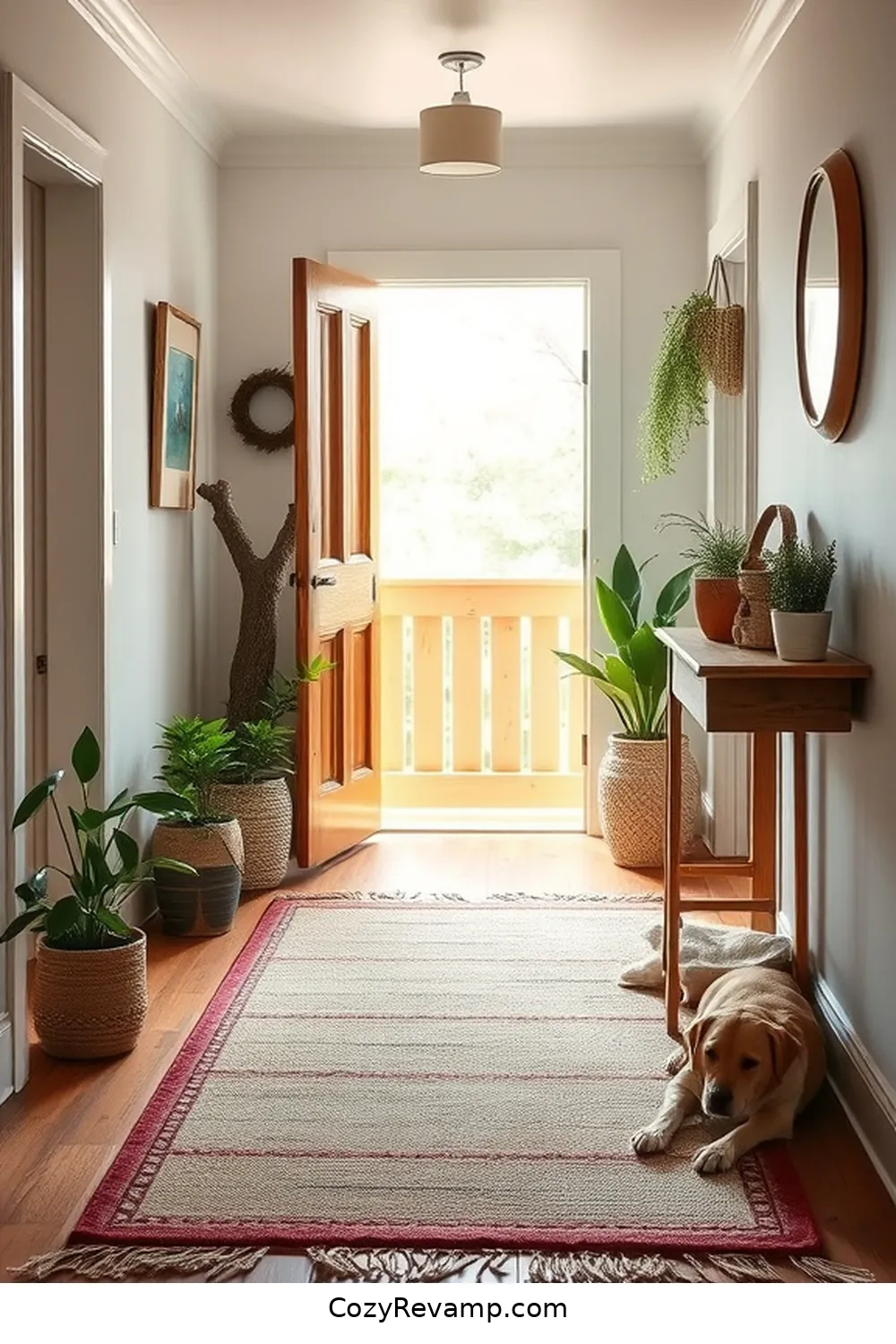 Creating a Functional Entryway for How to Design a Modern Farmhouse Hallway With Organic Cotton Materials