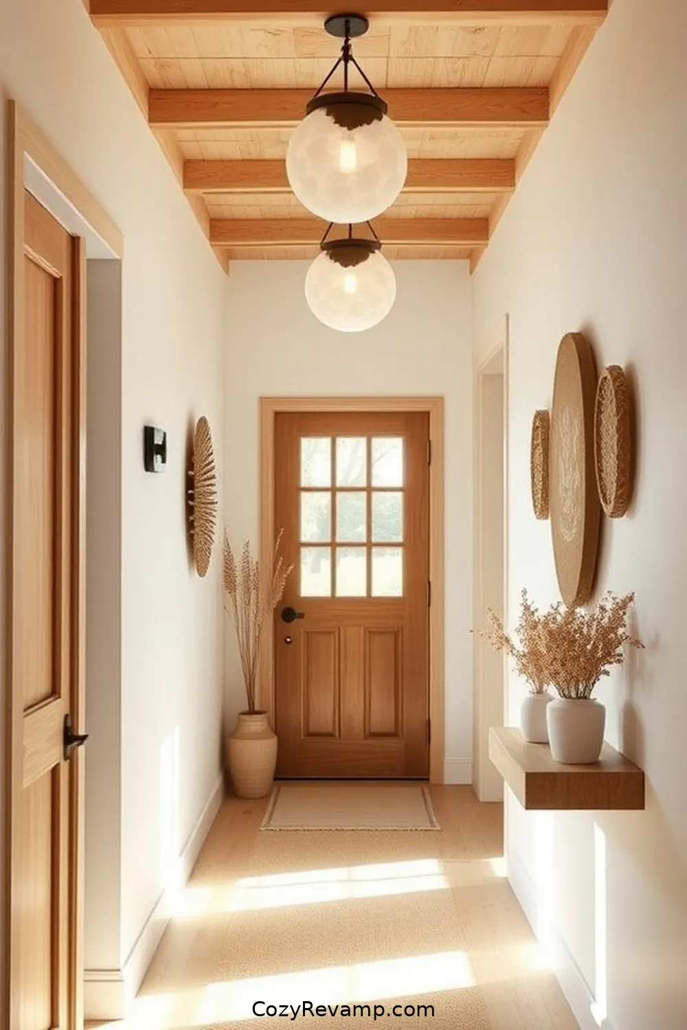 Lighting Considerations for a Farmhouse Feel for How to Design a Modern Farmhouse Hallway With Organic Cotton Materials