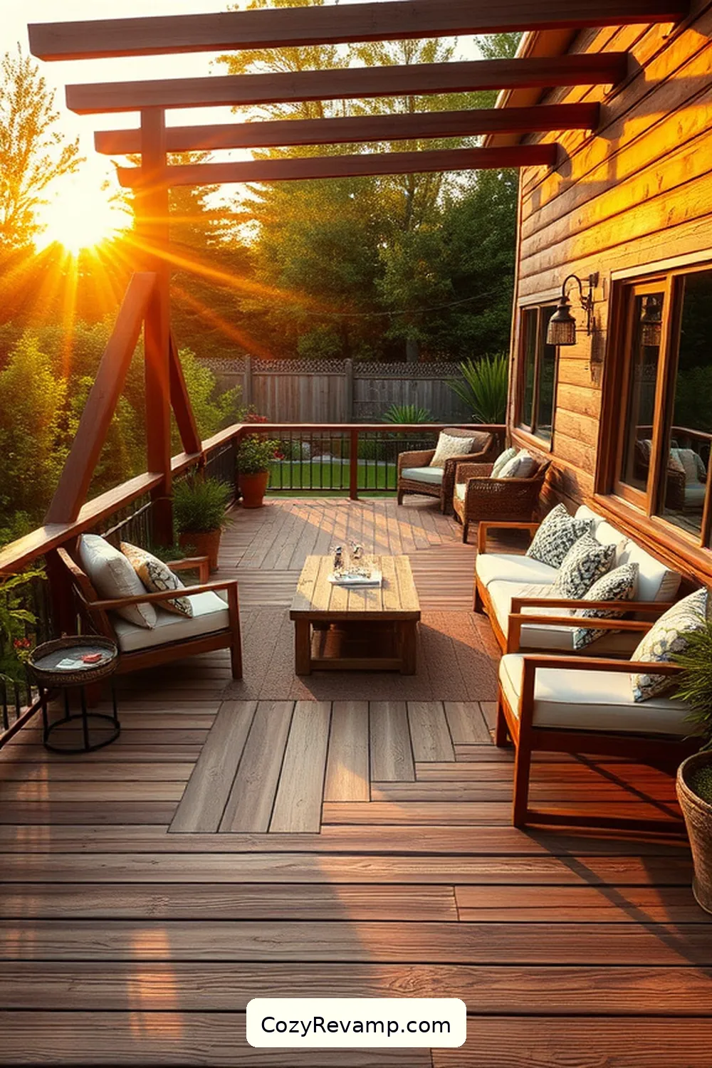 How to Style a Modern Farmhouse Outdoor Patio With Recycled Wood Materials 5 Creating a Rustic Wooden Deck or Patio for How to Style a Modern Farmhouse Outdoor Patio With Recycled Wood Materials