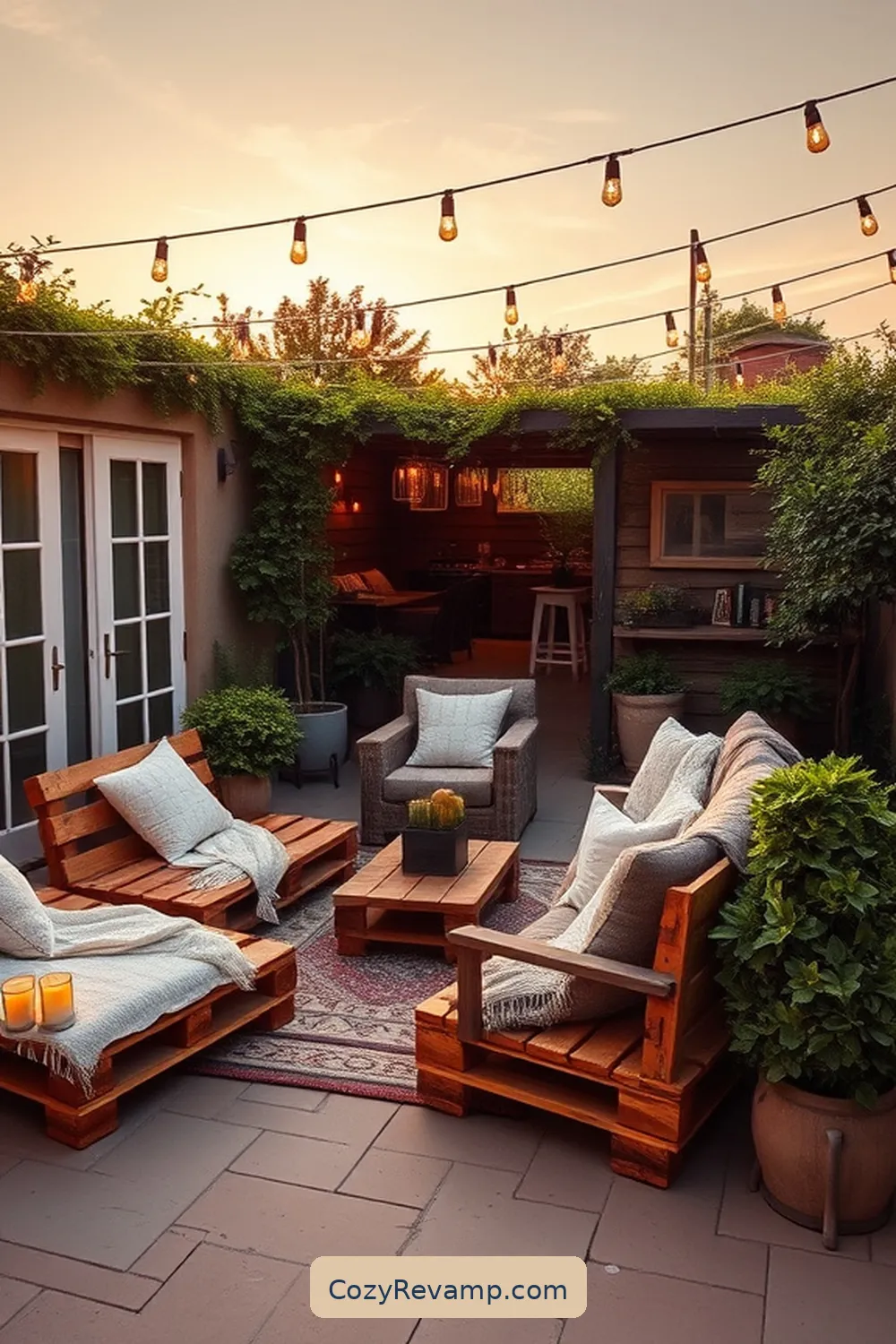 How to Style a Modern Farmhouse Outdoor Patio With Recycled Wood Materials 6 Incorporating Wood Pallets in Your Outdoor Space for How to Style a Modern Farmhouse Outdoor Patio With Recycled Wood Materials