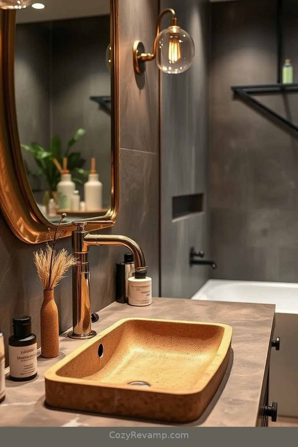 Innovative Ways to Use Cork Material in Industrial Bathroom Design 4 Cork Mixers and Fixtures: A Sustainable Choice for Innovative Ways to Use Cork Material in Industrial Bathroom Design