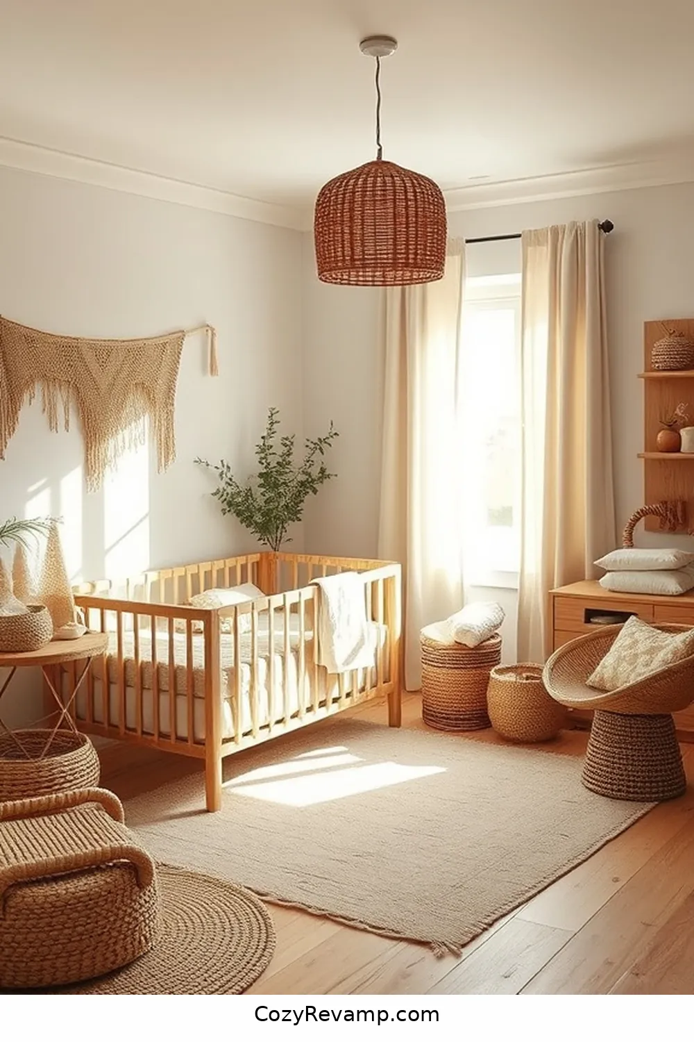 Key Elements of a Rustic Nursery With Natural Fibers 3 Color Palette and Textures for Key Elements of a Rustic Nursery With Natural Fibers