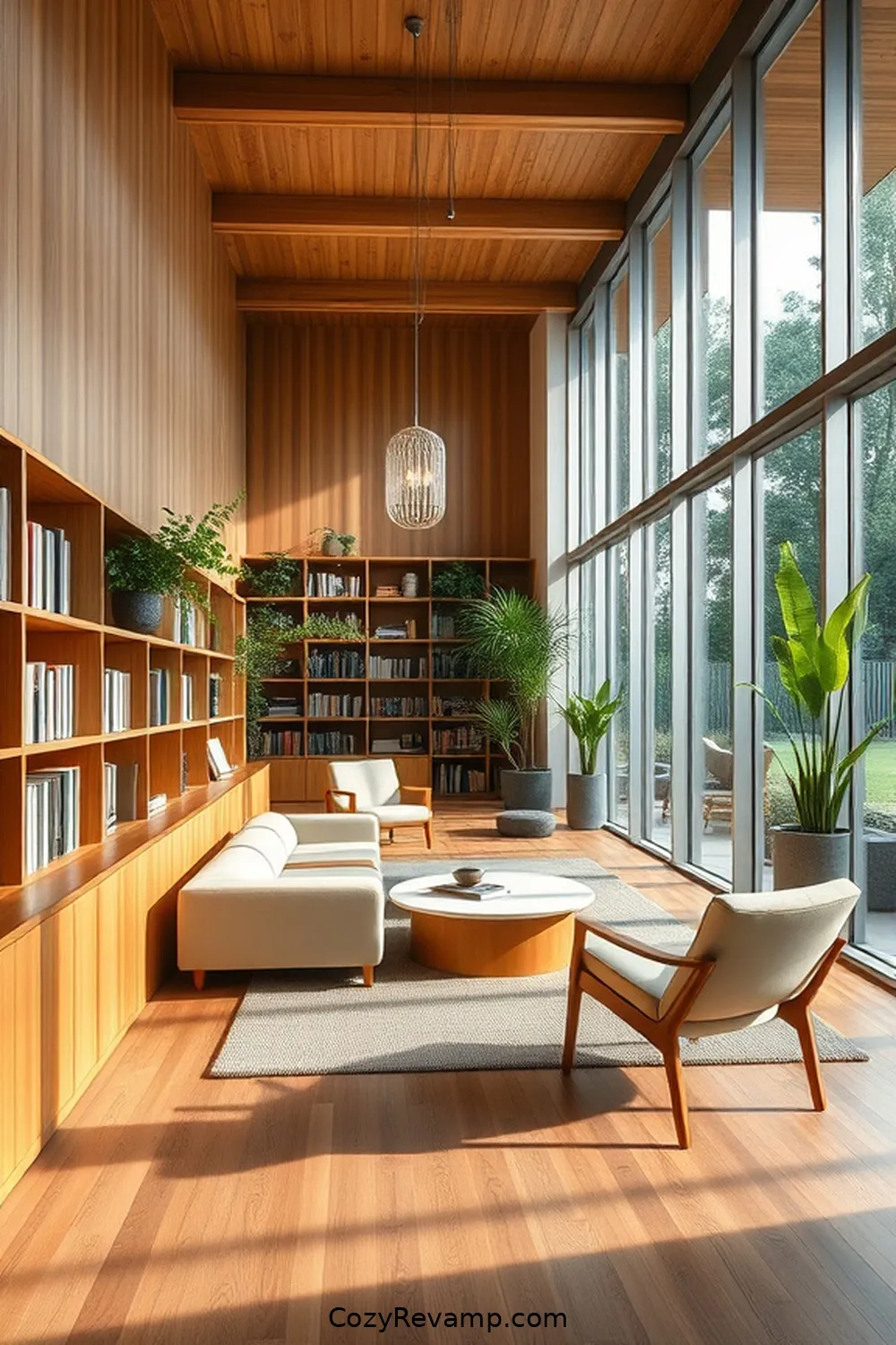 Future Trends in Library Design With Bamboo for Stunning Scandinavian Library Designs Featuring Bamboo Material