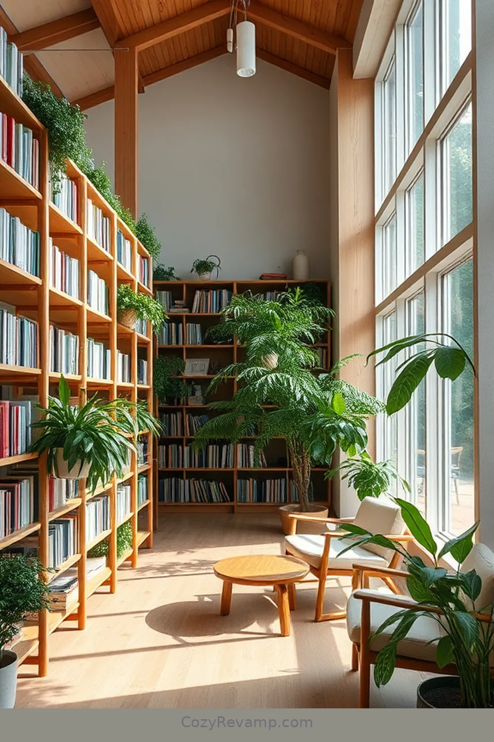 The Beauty of Bamboo in Scandinavian Design for Stunning Scandinavian Library Designs Featuring Bamboo Material