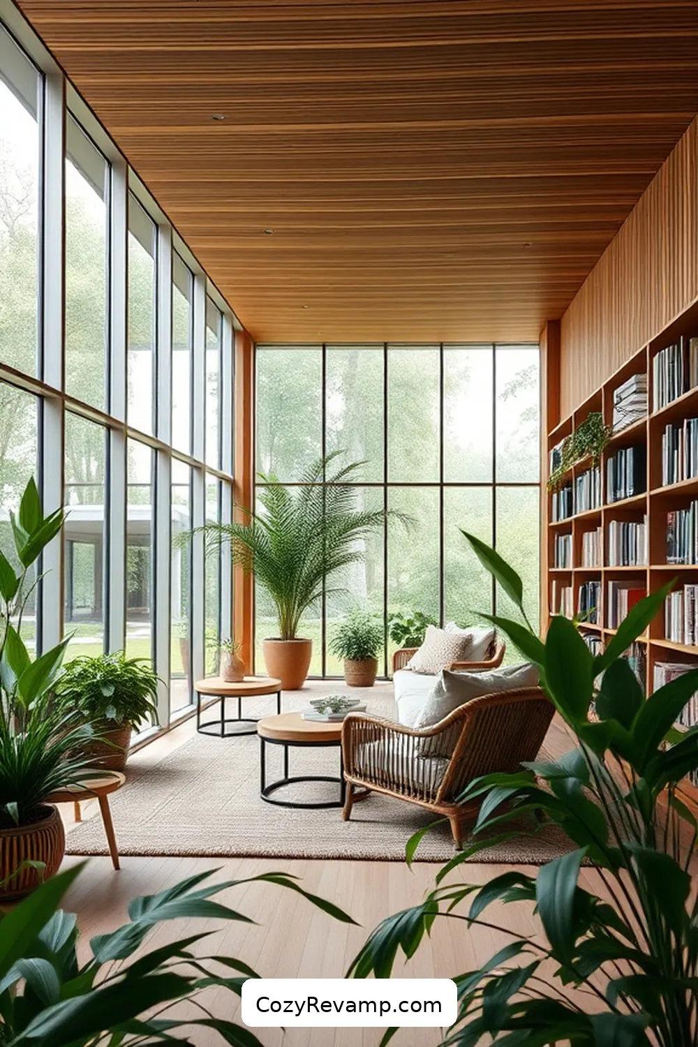 The Role of Sustainability in Library Architecture for Stunning Scandinavian Library Designs Featuring Bamboo Material