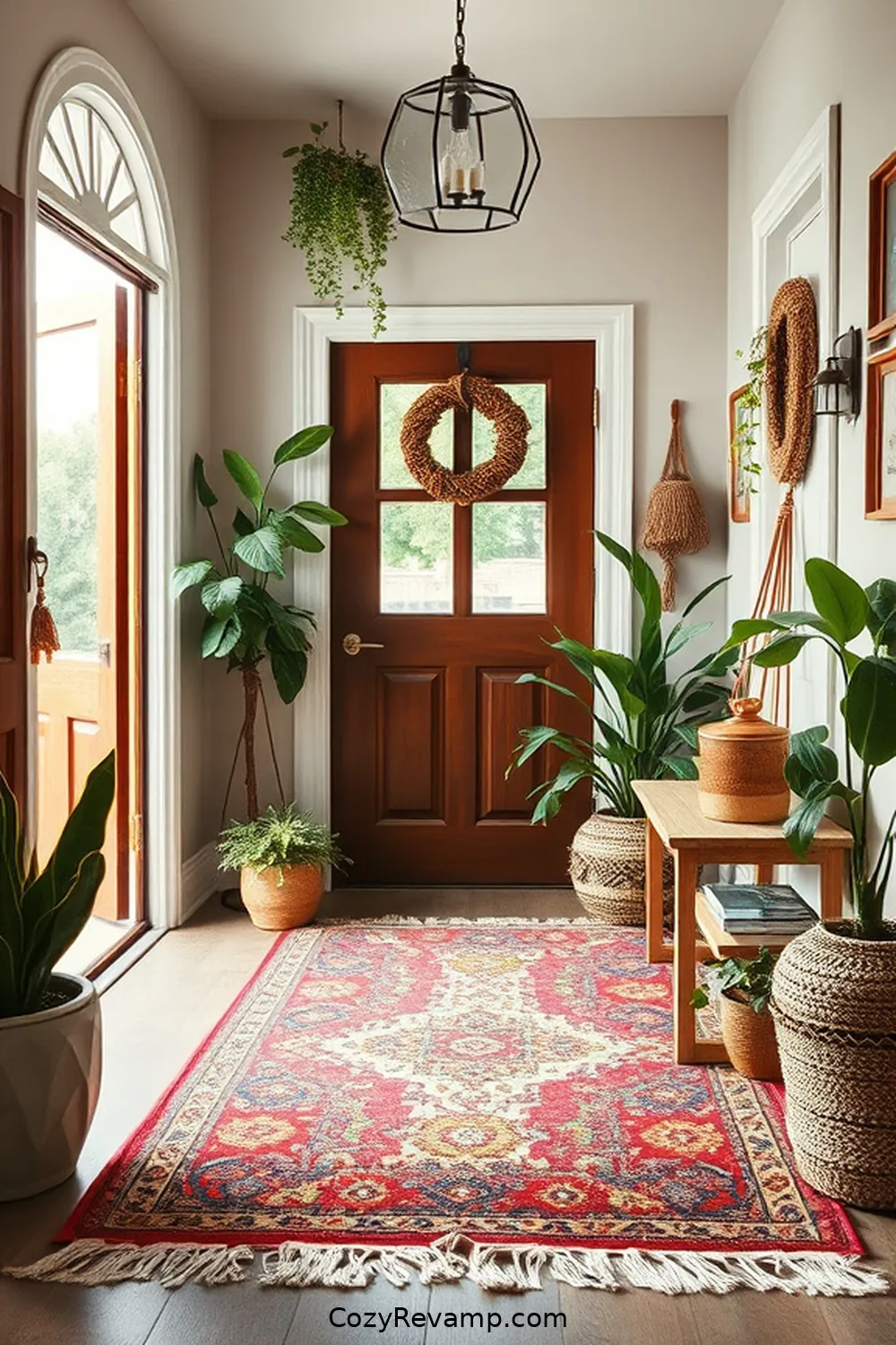 Adding Organic Cotton Rugs for Transform Your Entryway to Bohemian Style With Organic Cotton Materials