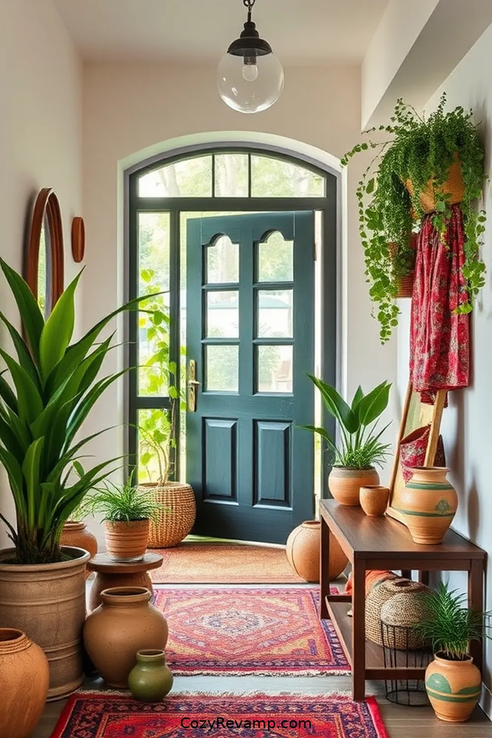 Personalizing With Accessories for Transform Your Entryway to Bohemian Style With Organic Cotton Materials