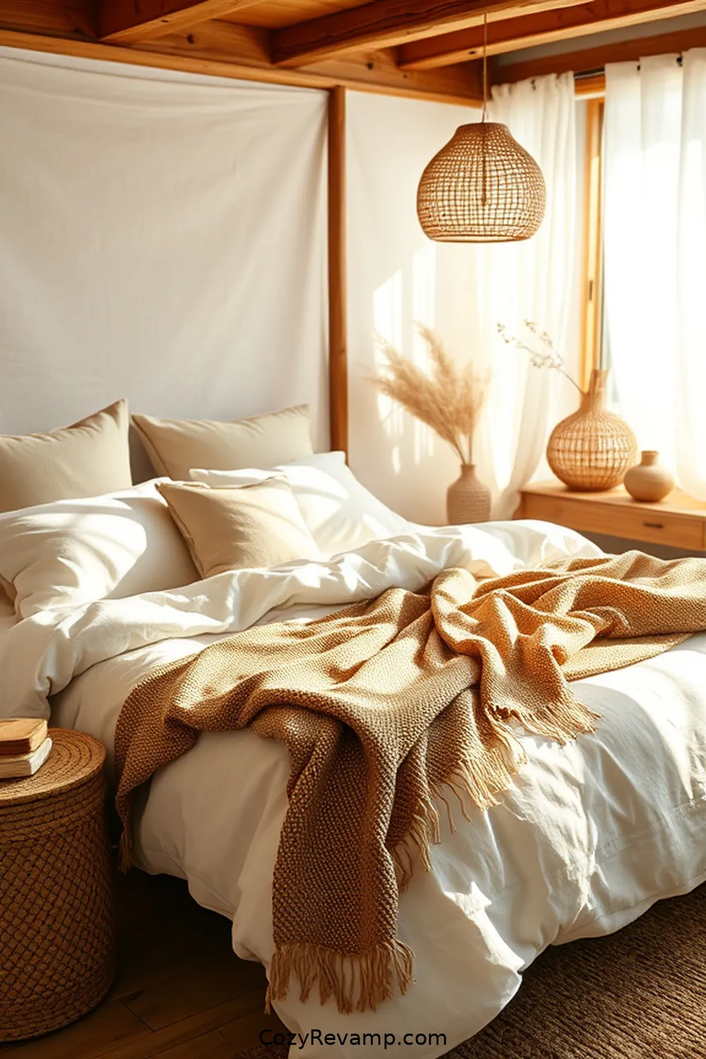 Transform Your Rustic Bedroom With Natural Fibers and Materials 3 Choosing the Right Fabrics for Bedding for Transform Your Rustic Bedroom With Natural Fibers and Materials