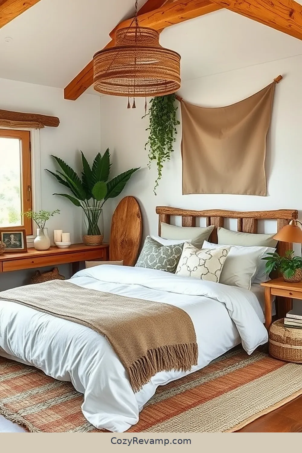 Transform Your Rustic Bedroom With Natural Fibers and Materials 11 Color Palettes Inspired by Nature for Transform Your Rustic Bedroom With Natural Fibers and Materials