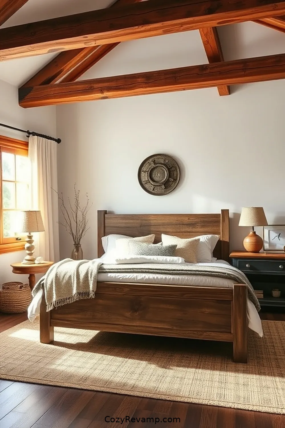 Transform Your Rustic Bedroom With Natural Fibers and Materials 7 Incorporating Reclaimed Wood Elements for Transform Your Rustic Bedroom With Natural Fibers and Materials