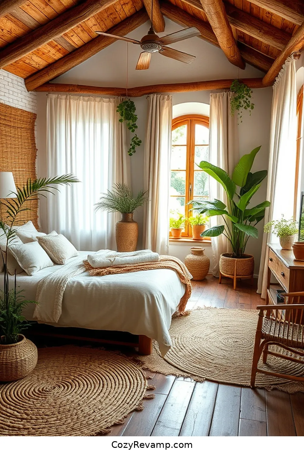 Transform Your Rustic Bedroom With Natural Fibers and Materials 10 Sustainable Decor: Eco-Friendly Choices for Transform Your Rustic Bedroom With Natural Fibers and Materials