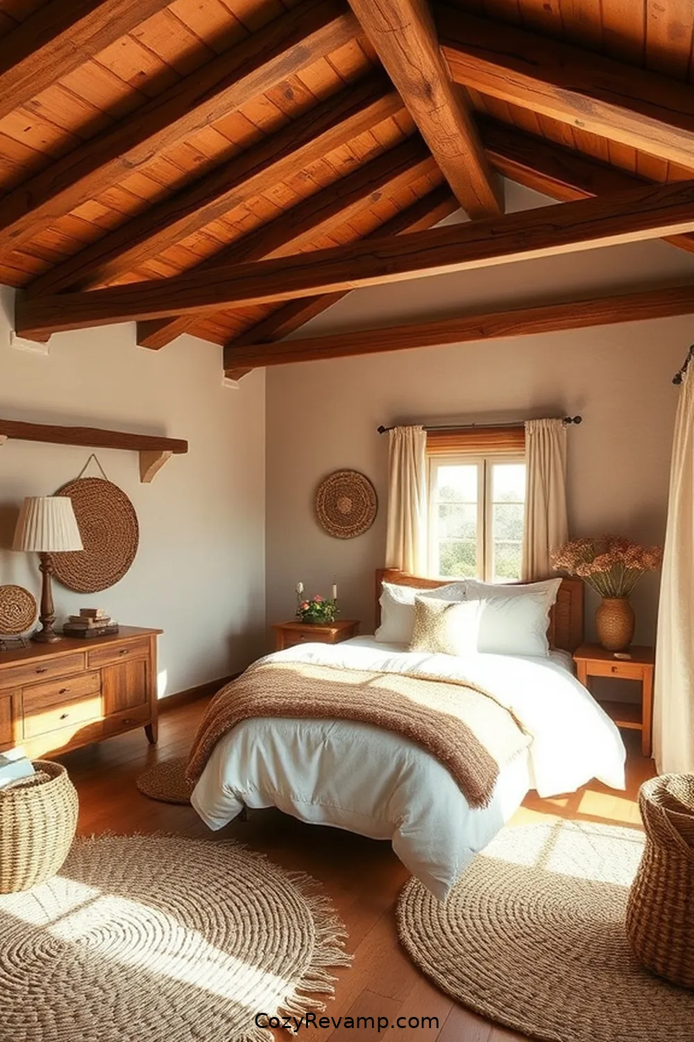 Transform Your Rustic Bedroom With Natural Fibers and Materials 2 The Beauty of Natural Fibers in Bedroom Design for Transform Your Rustic Bedroom With Natural Fibers and Materials