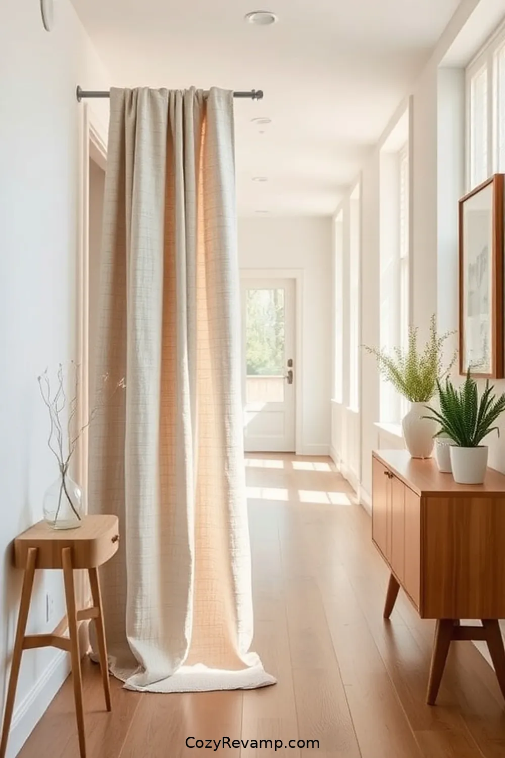 Easy Maintenance and Care for What Makes Organic Cotton Ideal for a Mid-Century Modern Hallway Material?