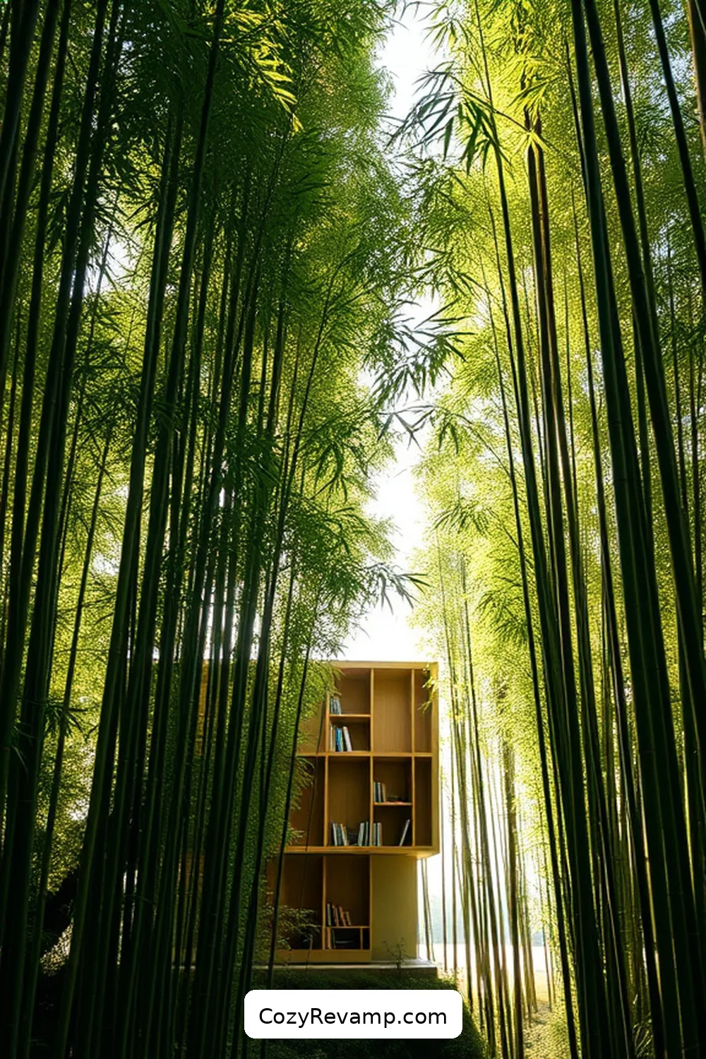 Bamboo’s Rapid Growth and Renewability for What Makes a Minimalist Library With Bamboo Material Sustainable?