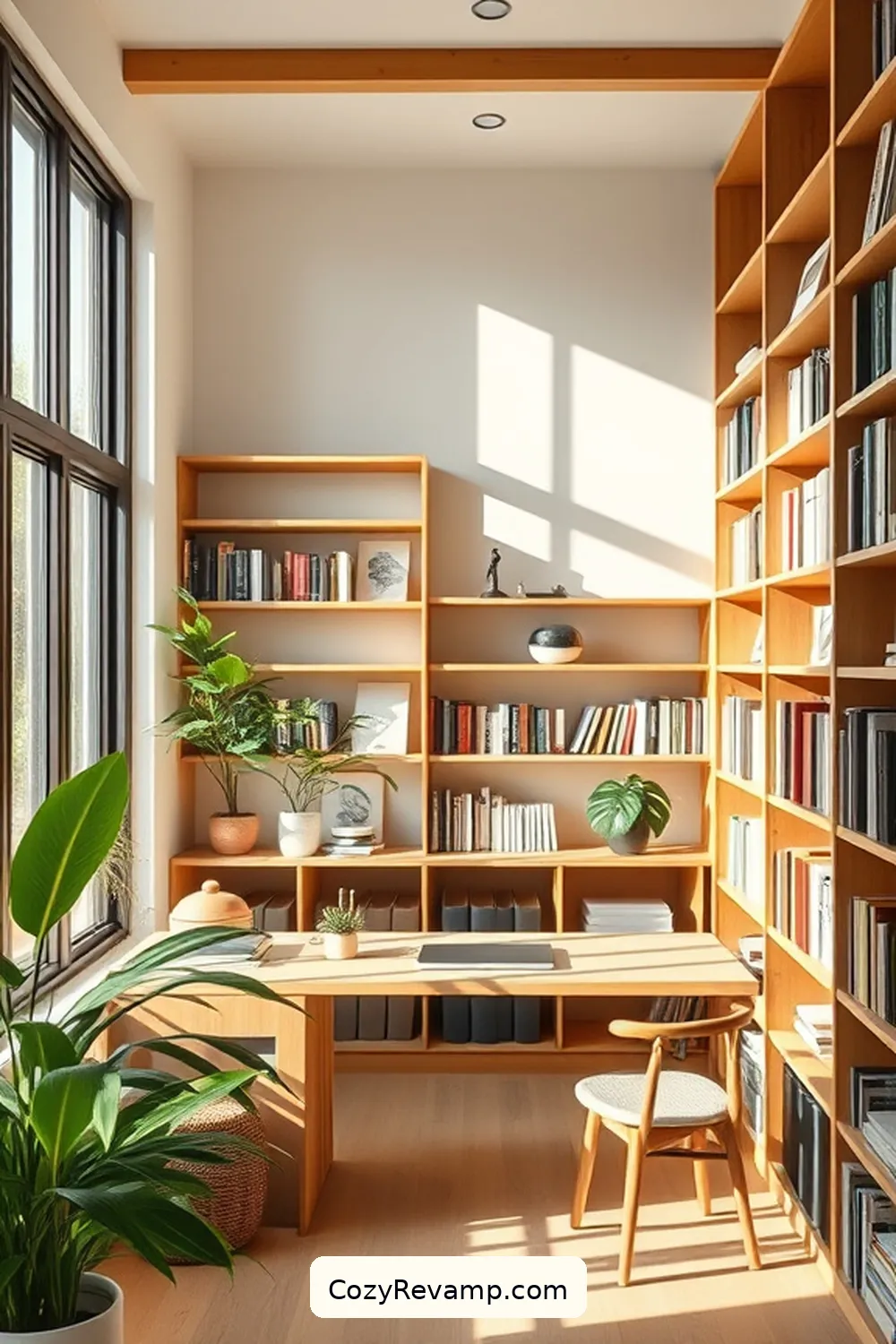 Essential Elements of a Minimalist Library for What Makes a Minimalist Library With Bamboo Material Sustainable?