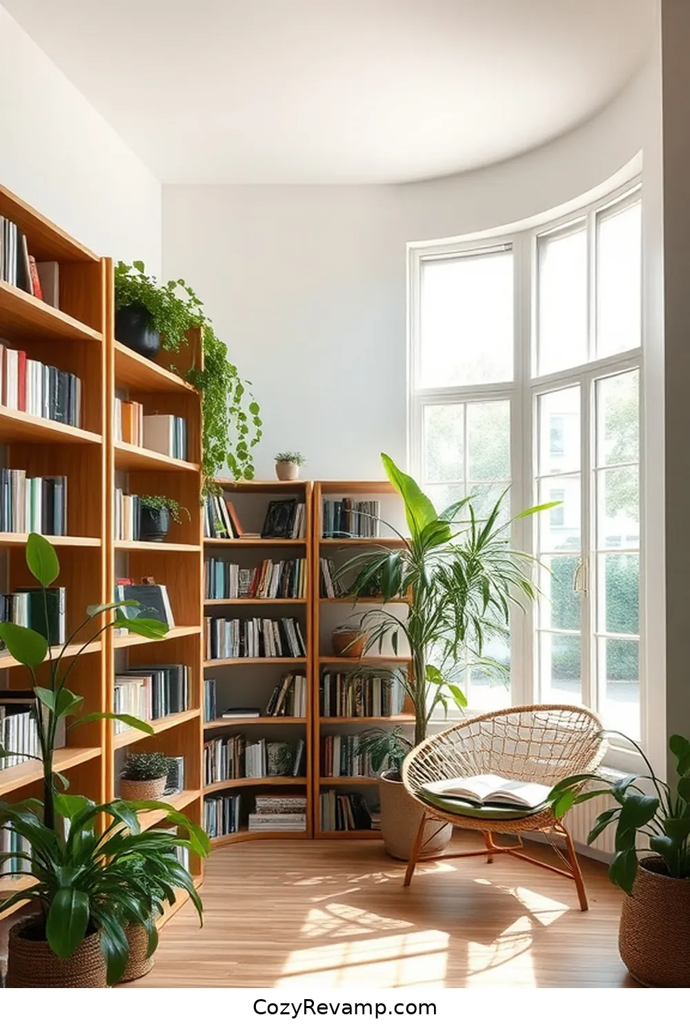 Promoting Mindfulness Through Minimalism for What Makes a Minimalist Library With Bamboo Material Sustainable?