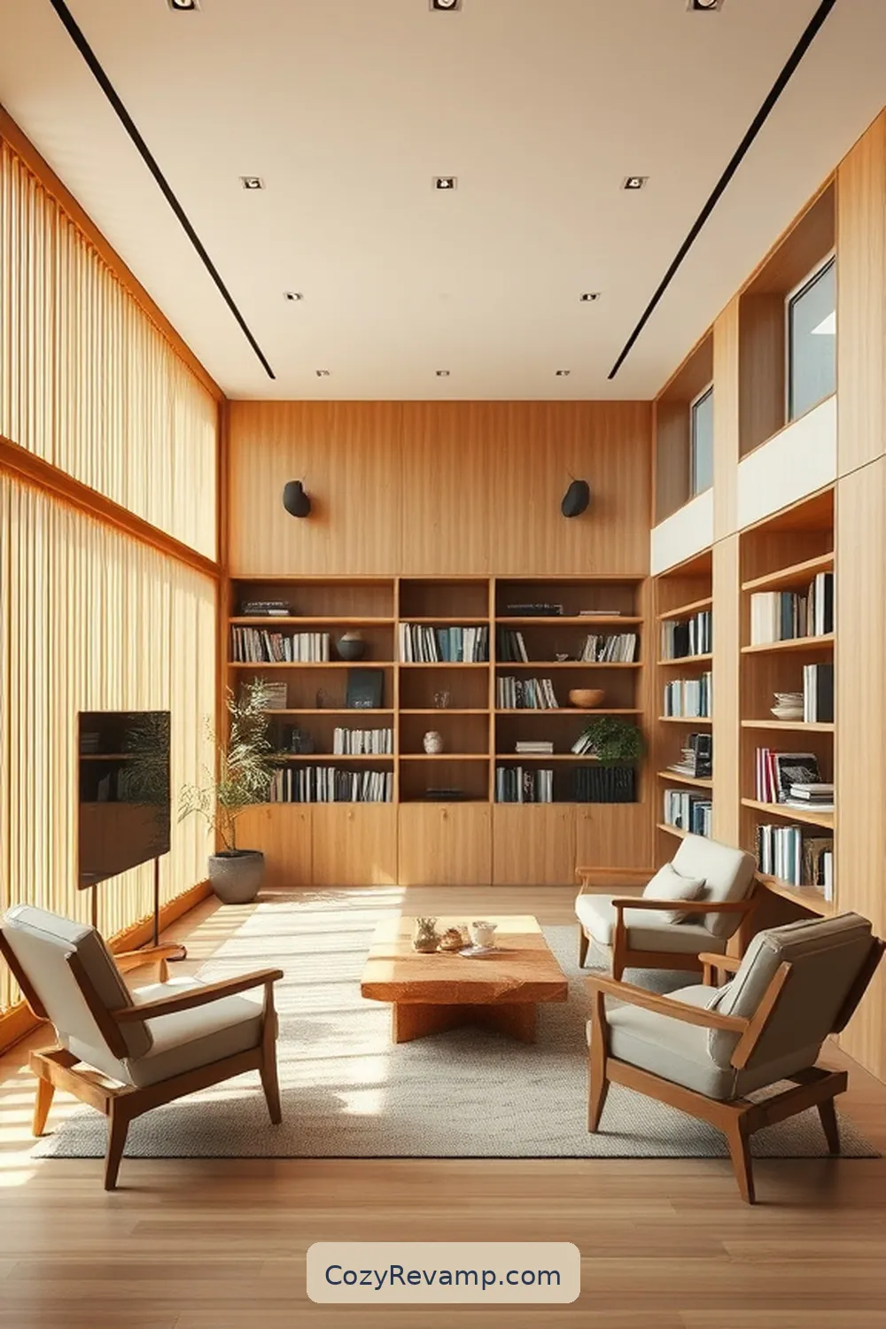 The Aesthetic Appeal of Bamboo in Architecture for What Makes a Minimalist Library With Bamboo Material Sustainable?