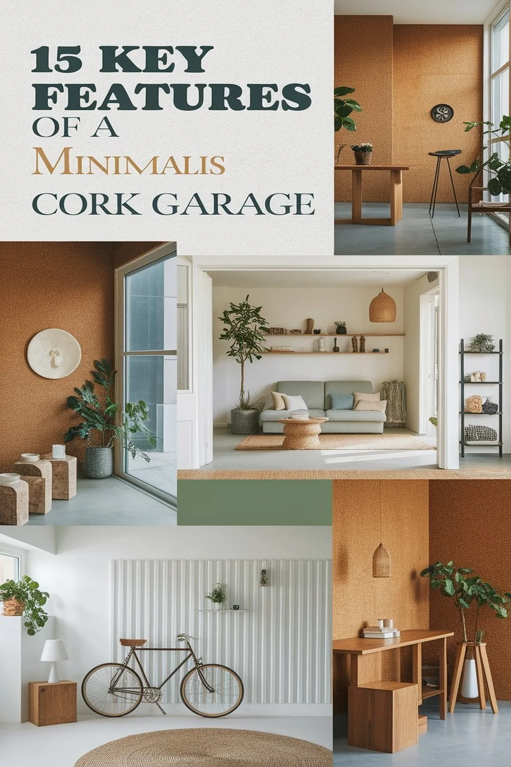 Image for: 15 Essential Features of a Minimalist Garage With Cork Material